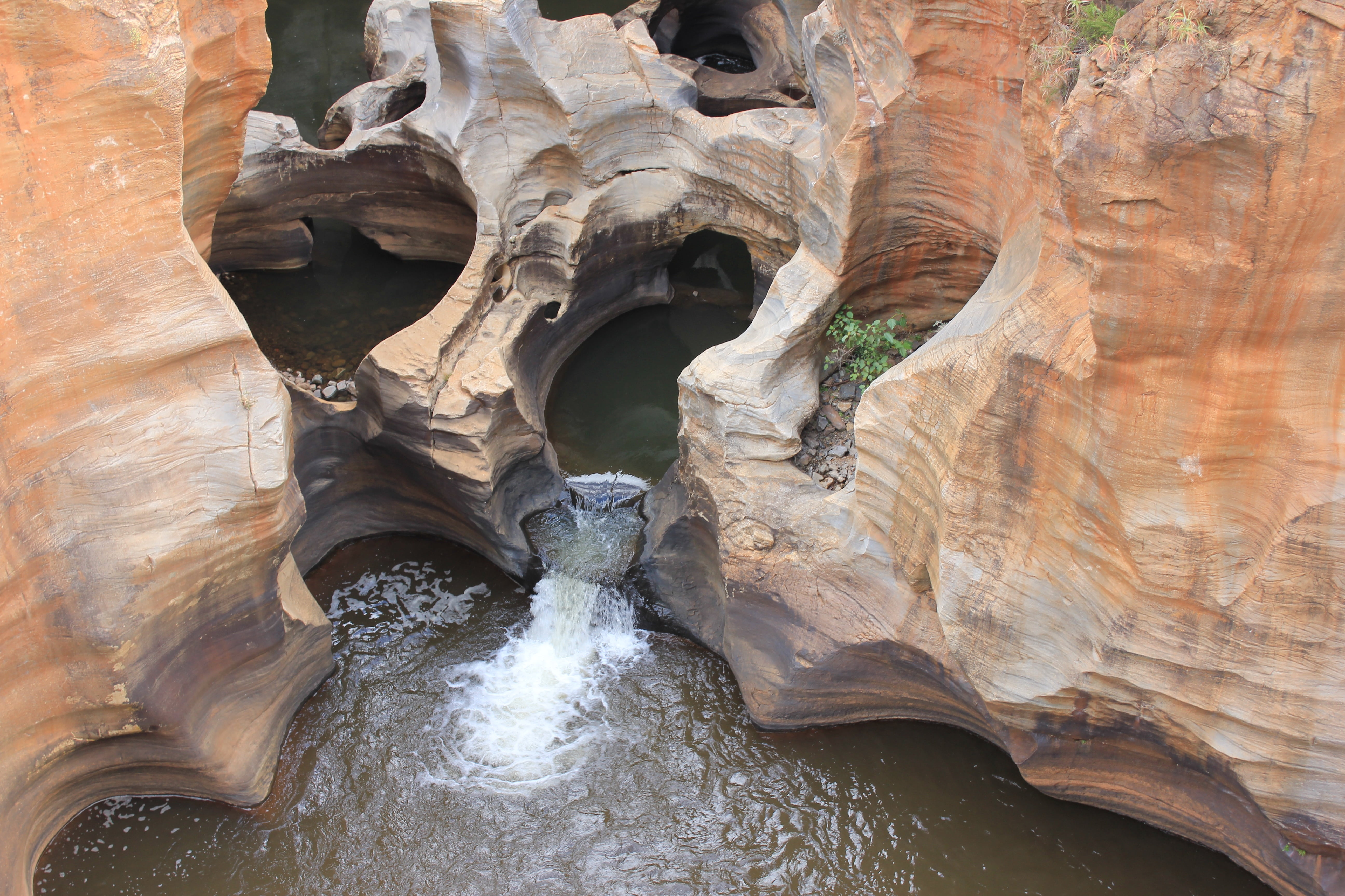 geological, rock, no people, eroded, bourke, hole, rock - object, geology, waterfall, low angle view, physical geography, history, outdoors, water, nature, HD Wallpaper
