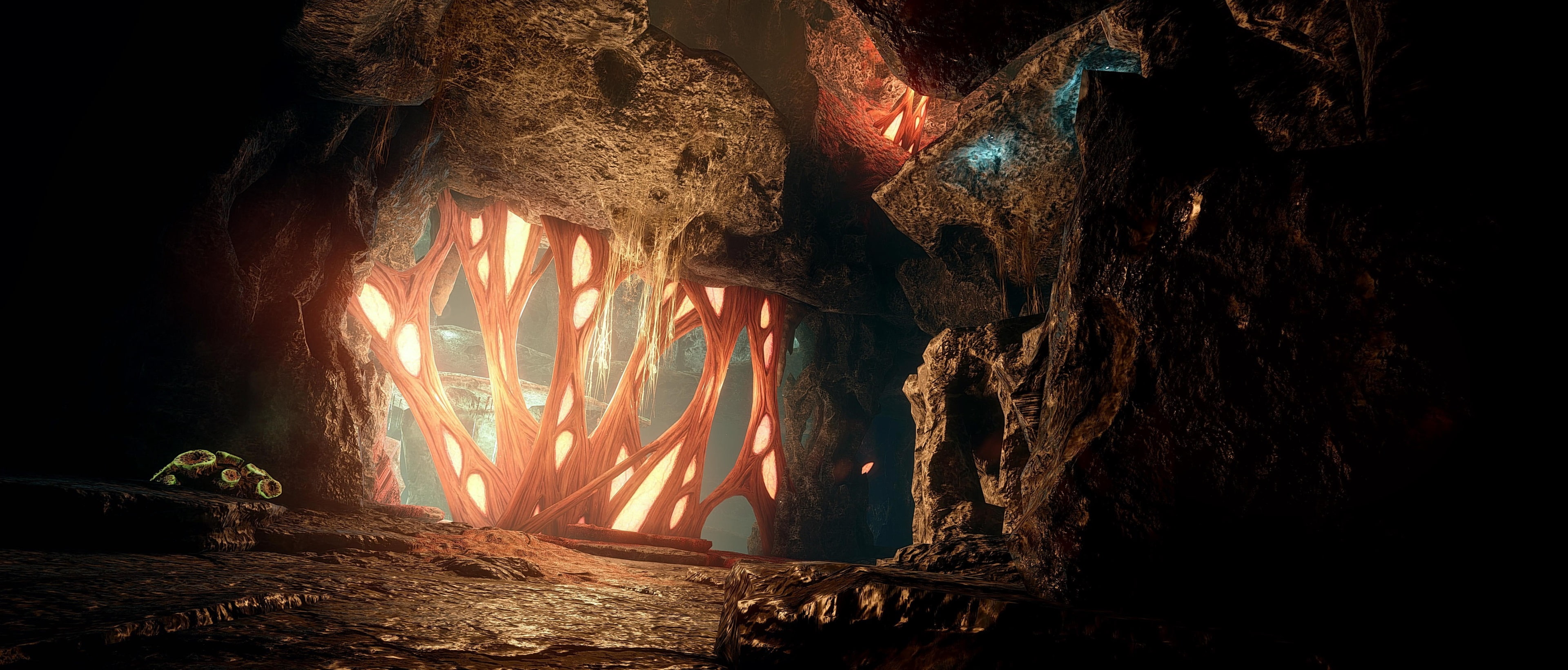 indoors, illuminated, tranquility, 4K, cave, day, no people, beauty in nature, rock - object, physical geography, geology, land, styx shards of darkness 4k new  in hd, HD Wallpaper