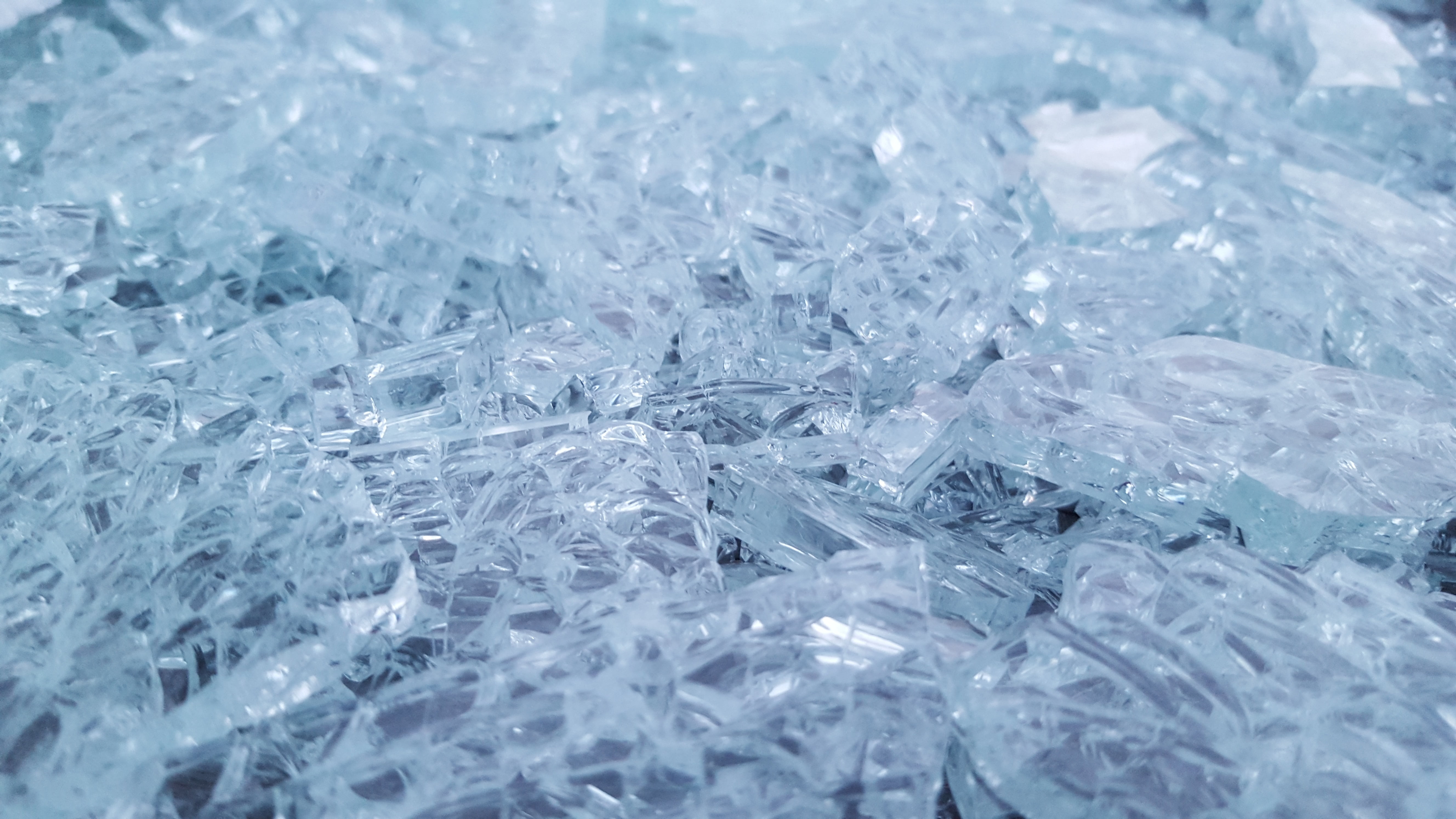 shiny, abstract, extreme close-up, crystal, textured, full frame, no people, ice, large group of objects, still life, glass - material, crystals, selective focus, HD Wallpaper