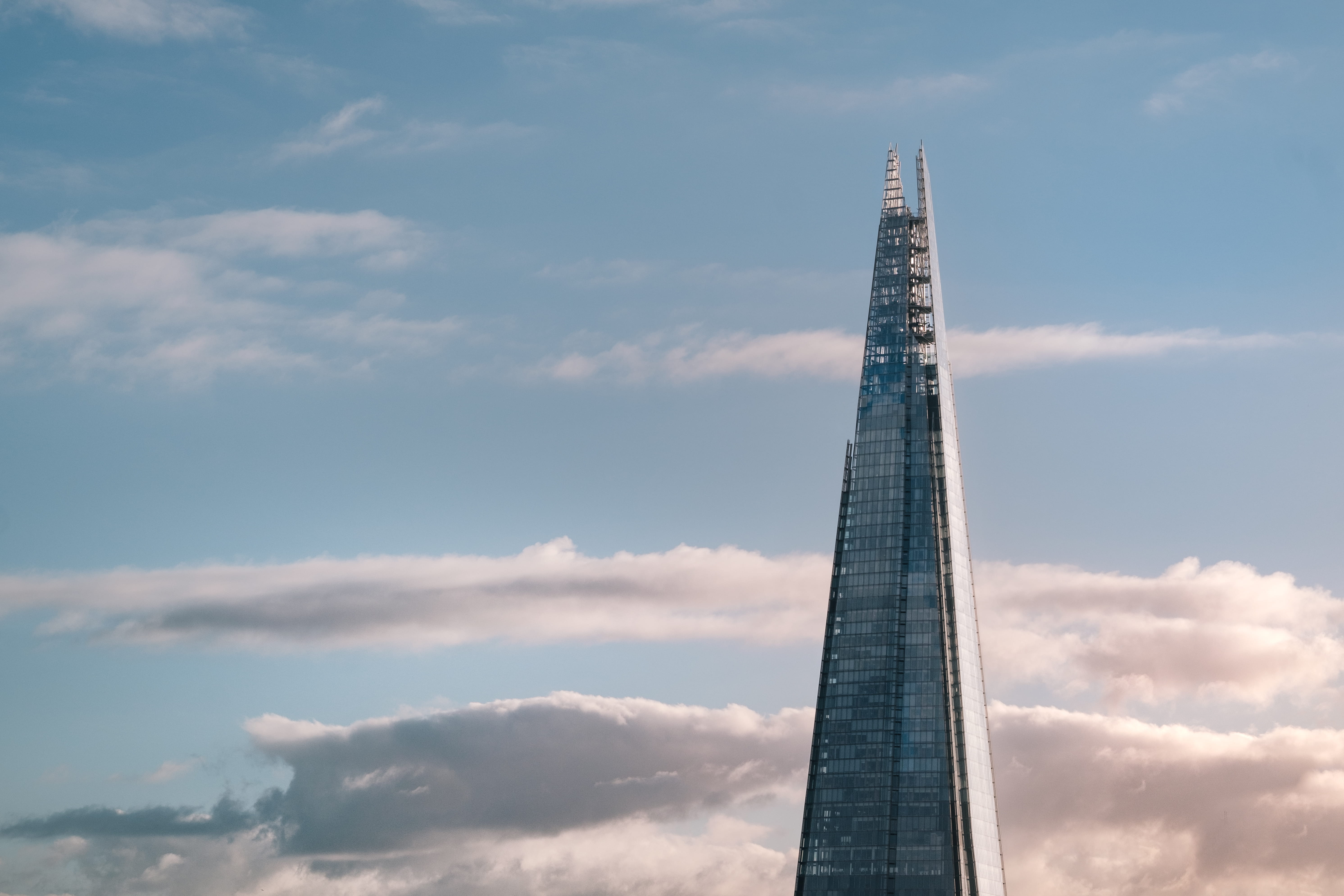 day, building exterior, background, blue sky, uK, nature, business, city, office building exterior, bird, building, skyscraper, architecture And Buildings, HD Wallpaper