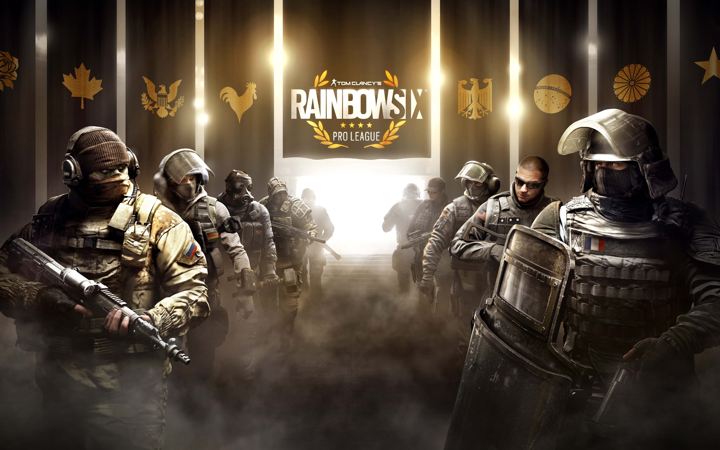 2016, Six, s, Pro, 2K, rainbow, clancy, Tom, League, HD Wallpaper