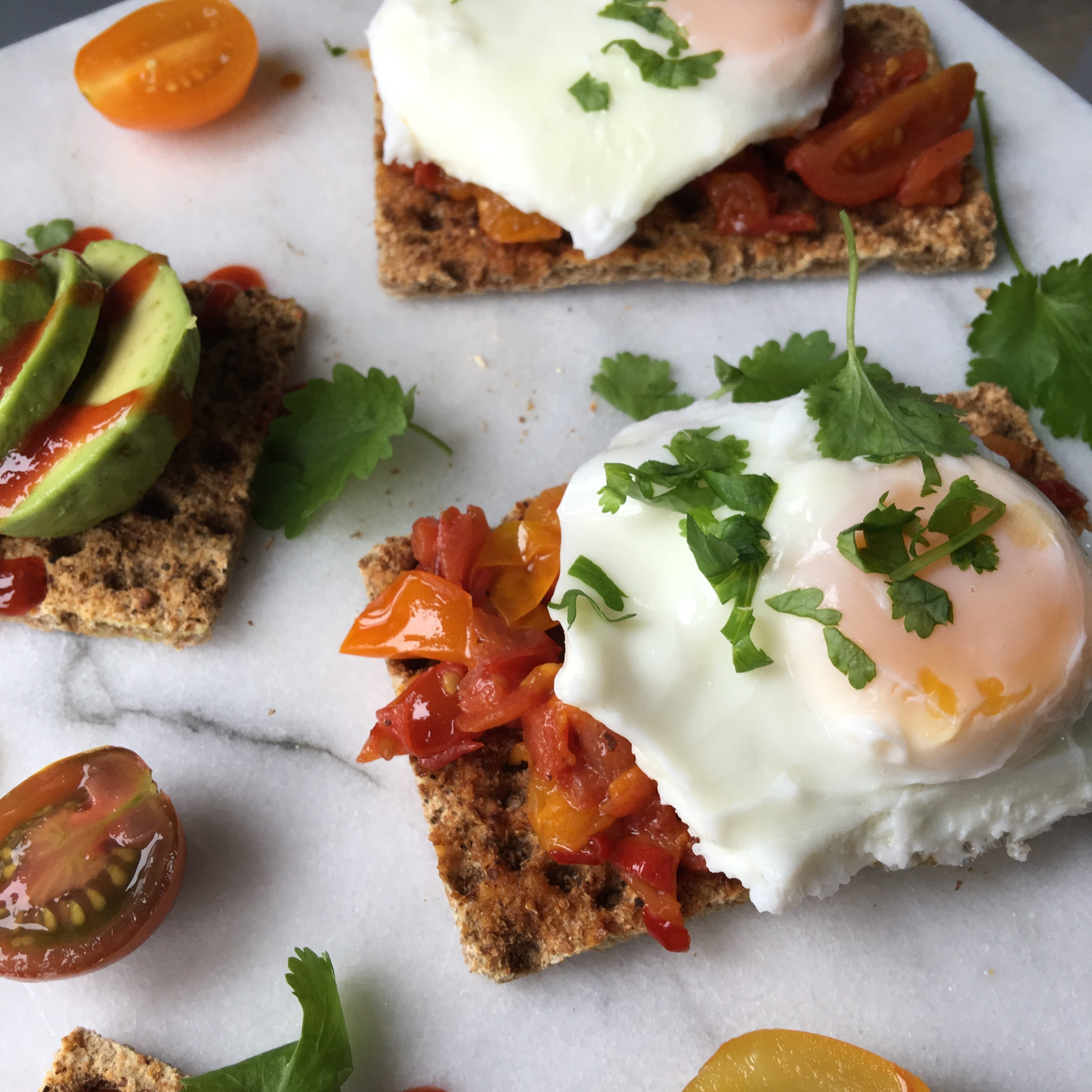 indoors, snack, food, ready-to-eat, plate, coriander, no people, temptation, tasty, food and drink, healthy eating, apple, marble, egg, breakfast, freshness, Phone HD Wallpaper