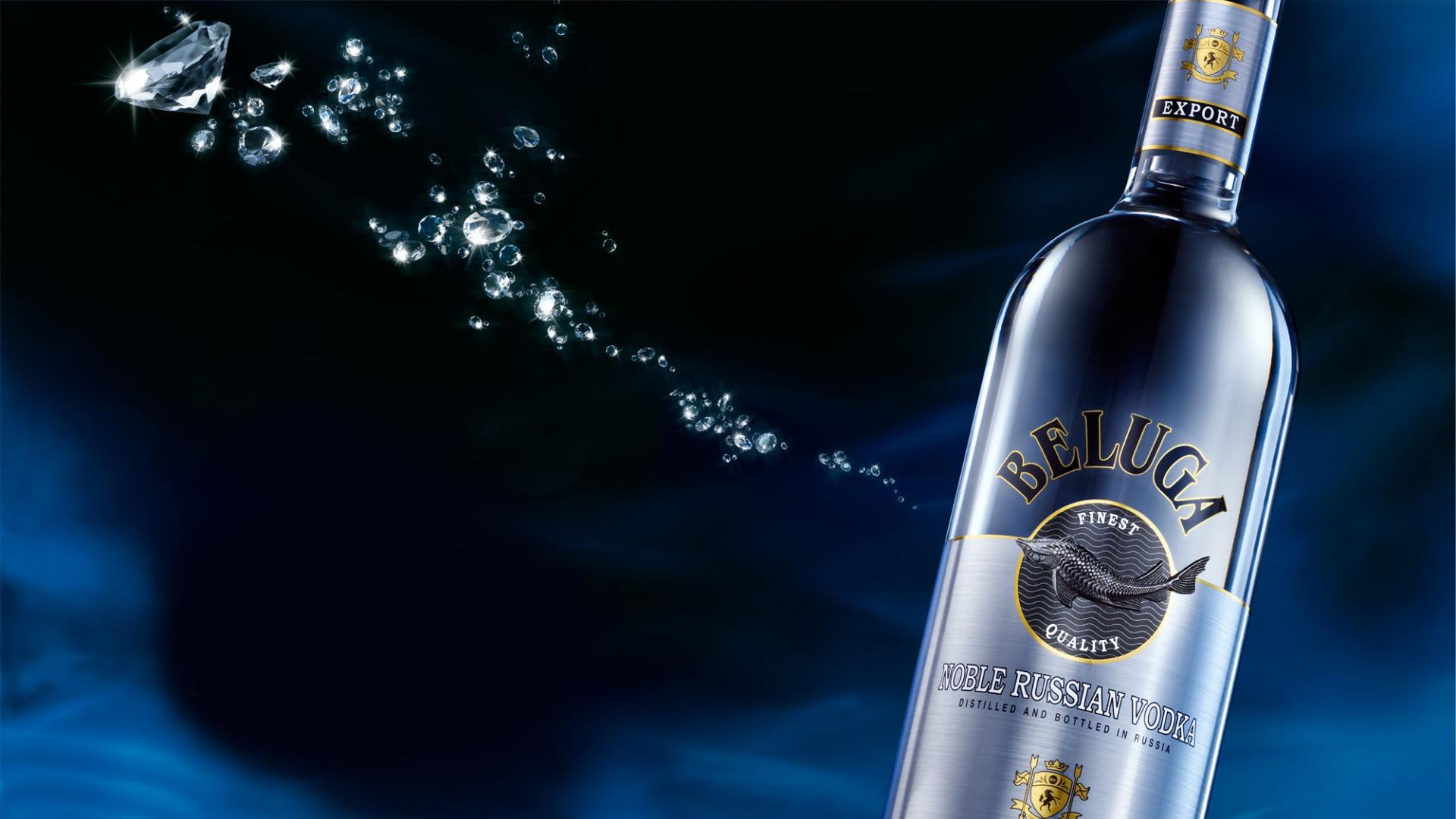 alcohol, drinks, vodka, image, gallery, beluga, 1080P, HD Wallpaper
