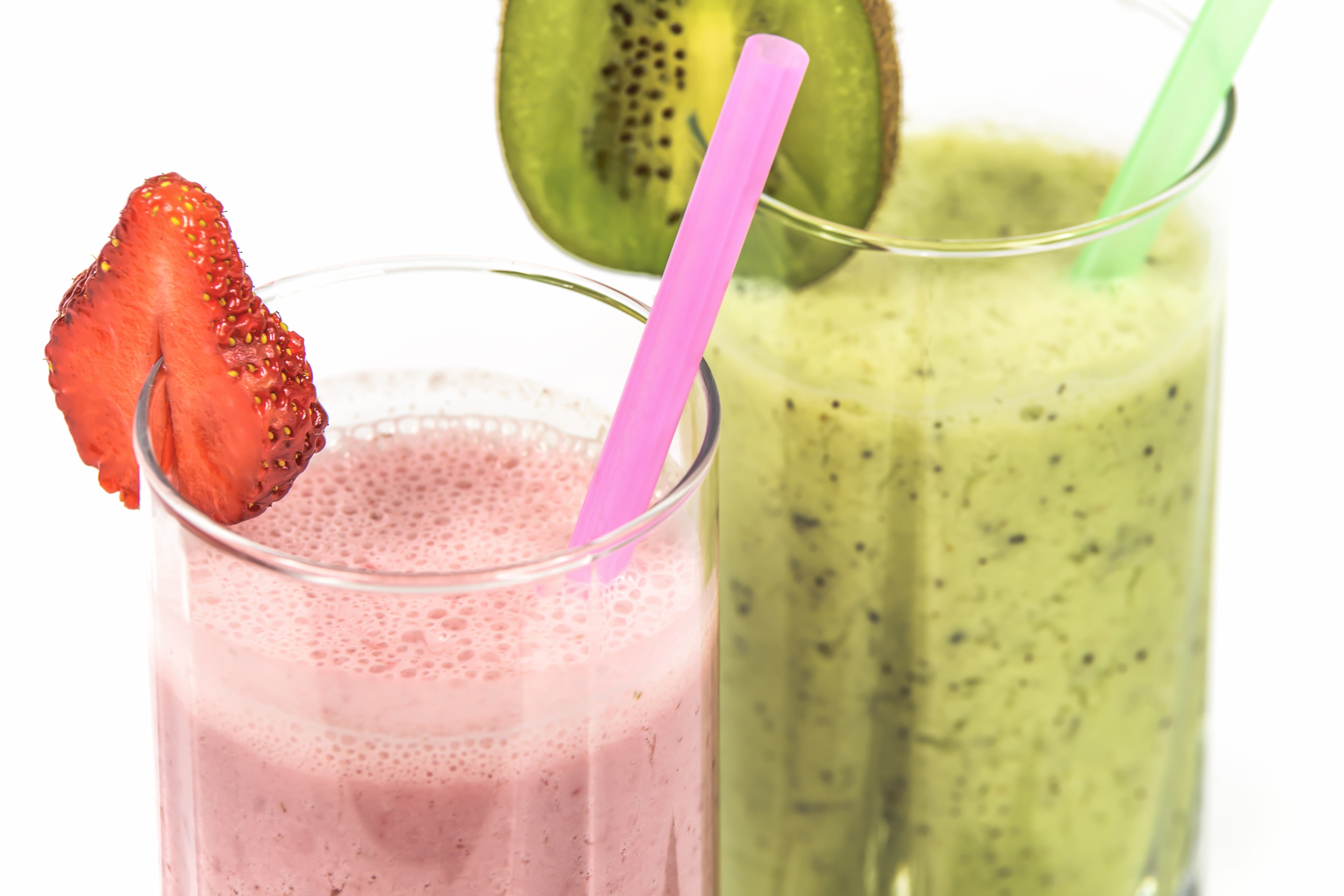 drink, strawberry, indoors, straw, dieting, no people, protein drink, refreshment, household equipment, food, food and drink, milk, smoothies, 5K, healthy eating, HD Wallpaper