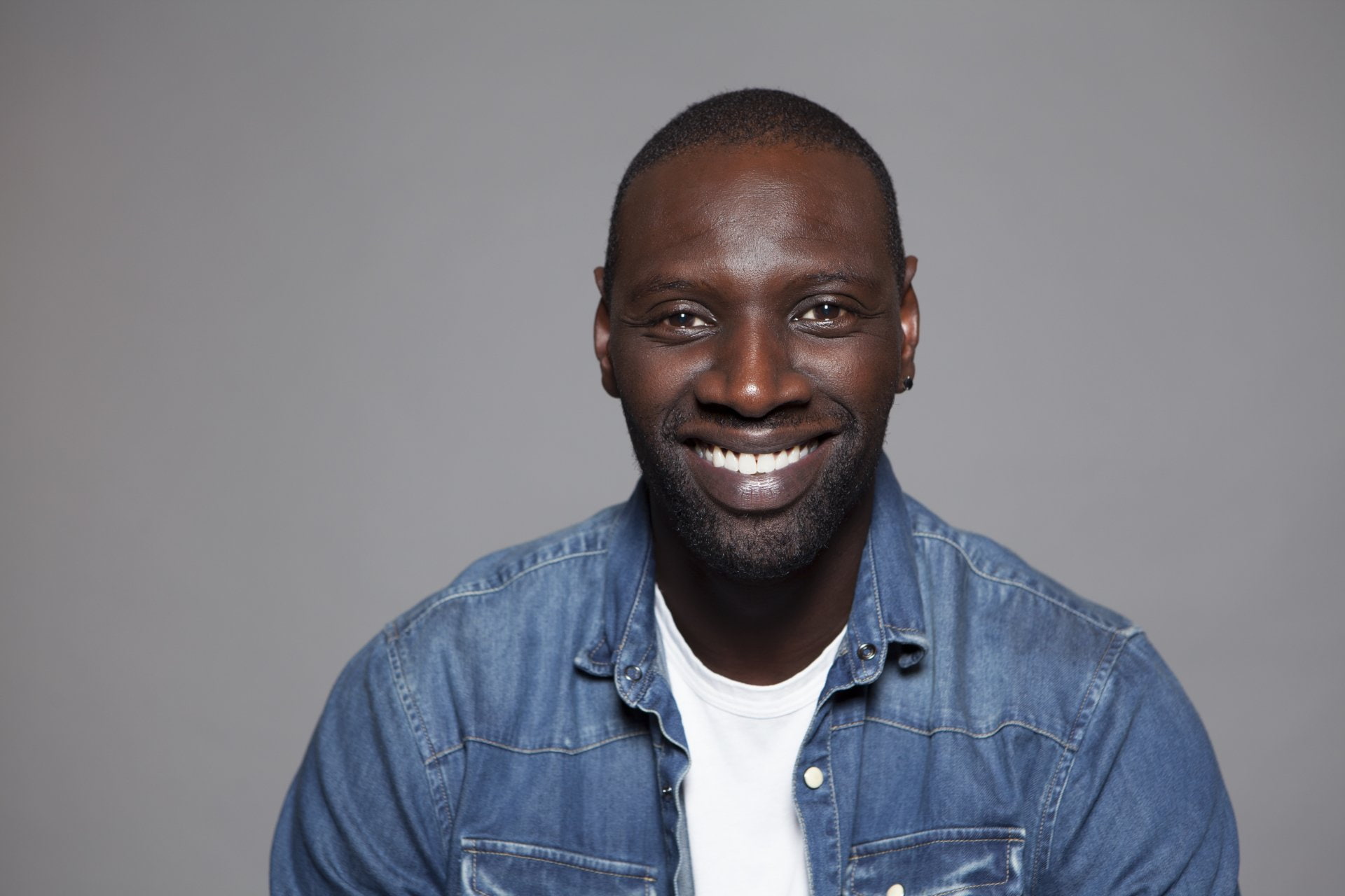 Smile, French, Actor, 1080P, Actors, Omar Sy, HD Wallpaper