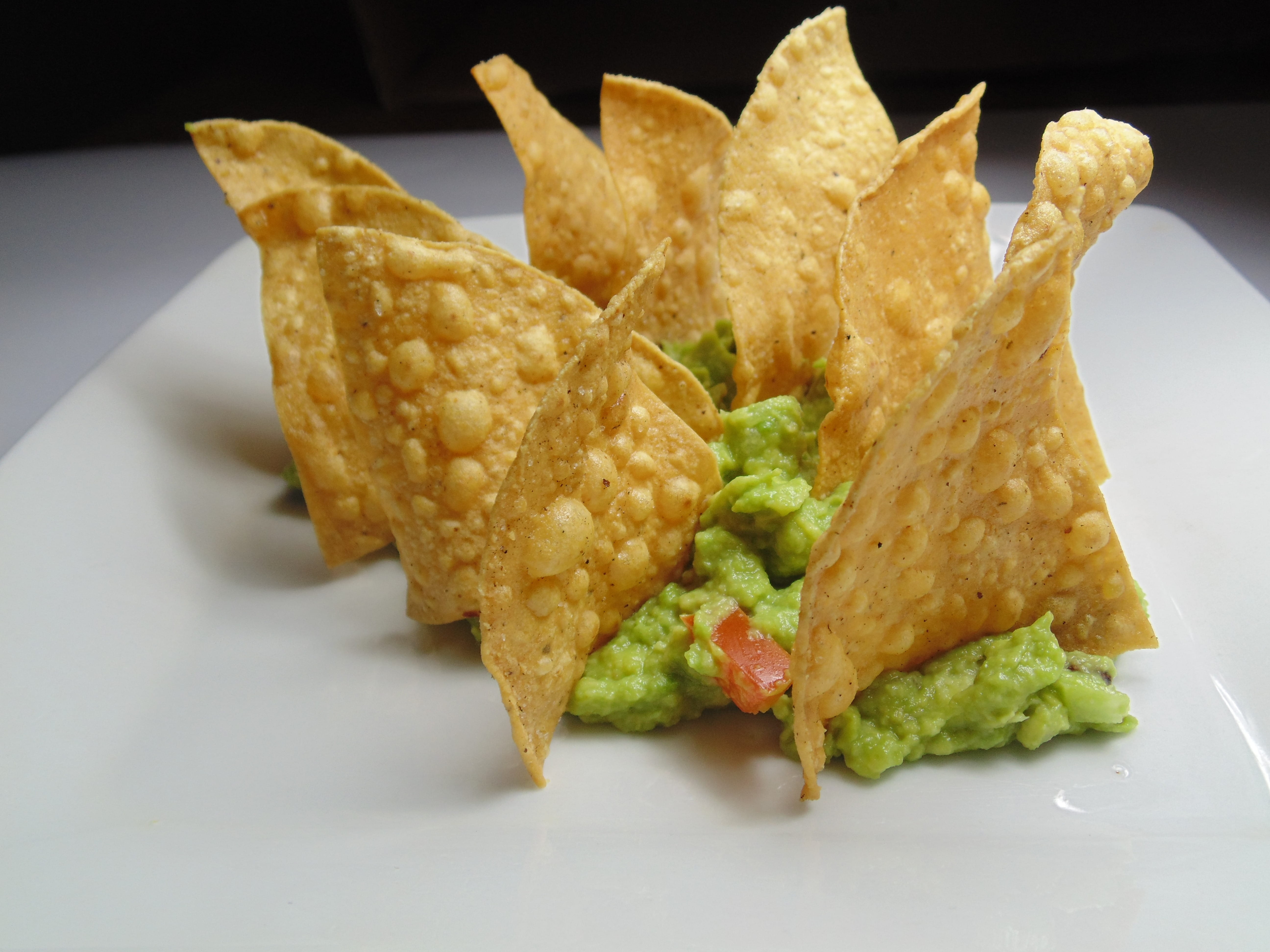 fried, white, plate, chips, dip, studio shot, crunchy, healthy eating, ready-to-eat, food and drink, no people, tortilla chip, food, appetizer, snack, freshness, HD Wallpaper