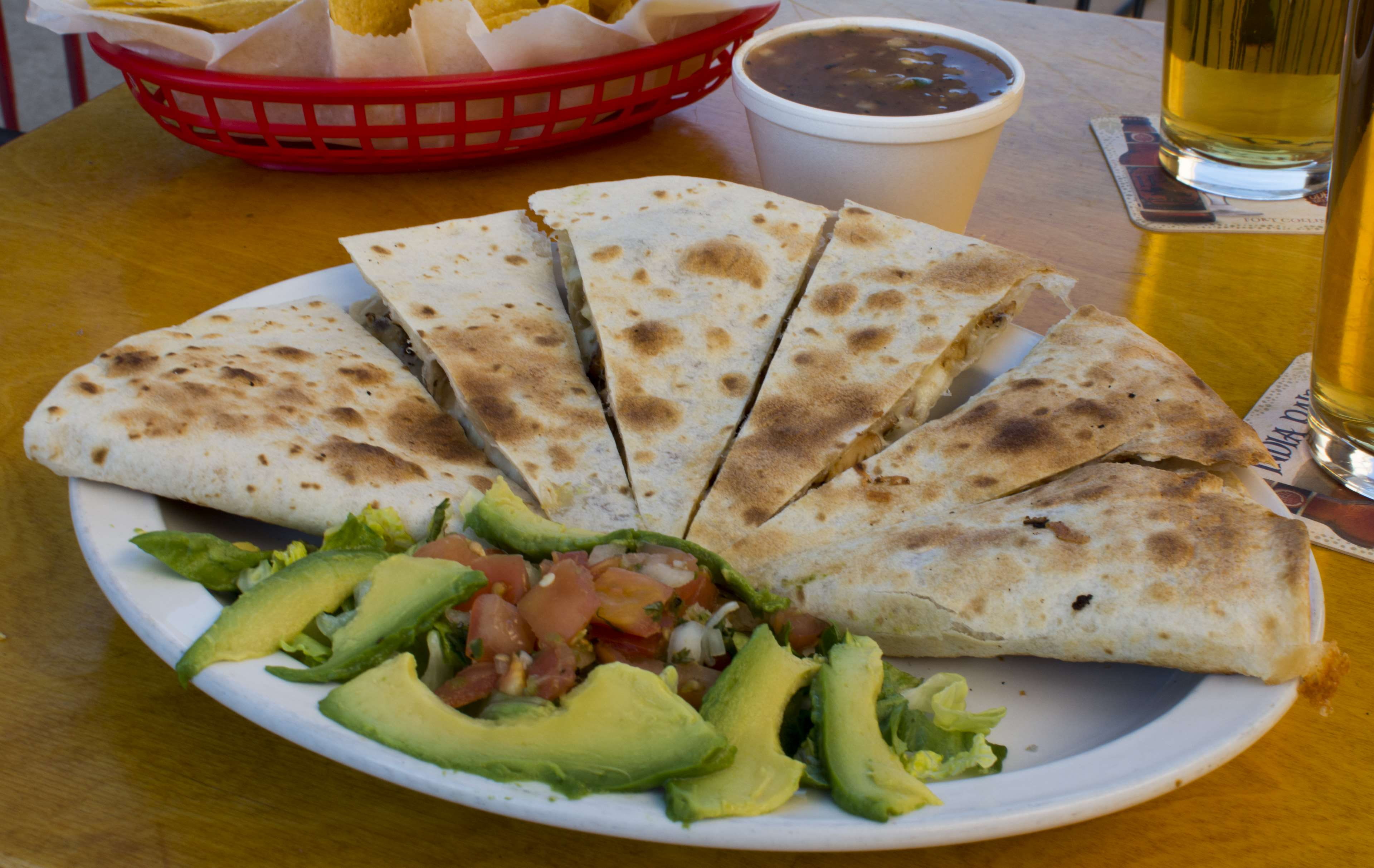 4K, ready-to-eat, indoors, high angle view, food and drink, still life, quesadilla, freshness, mexican food, temptation, wellbeing, bread, healthy eating, HD Wallpaper