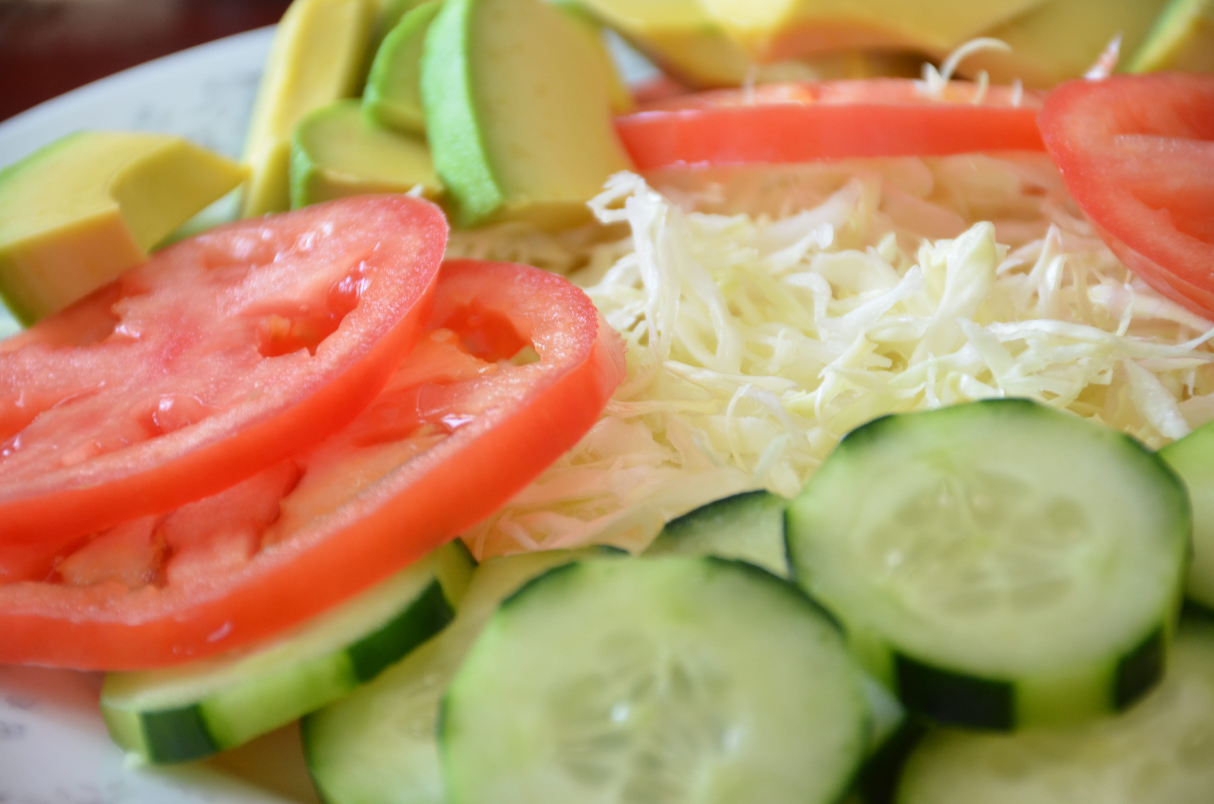 salad, no people, dish, indoors, onion, ready-to-eat, healthy, healthy eating, sandwich, close-up, tomato, chopped, selective focus, wellbeing, plastic wrap, HD Wallpaper