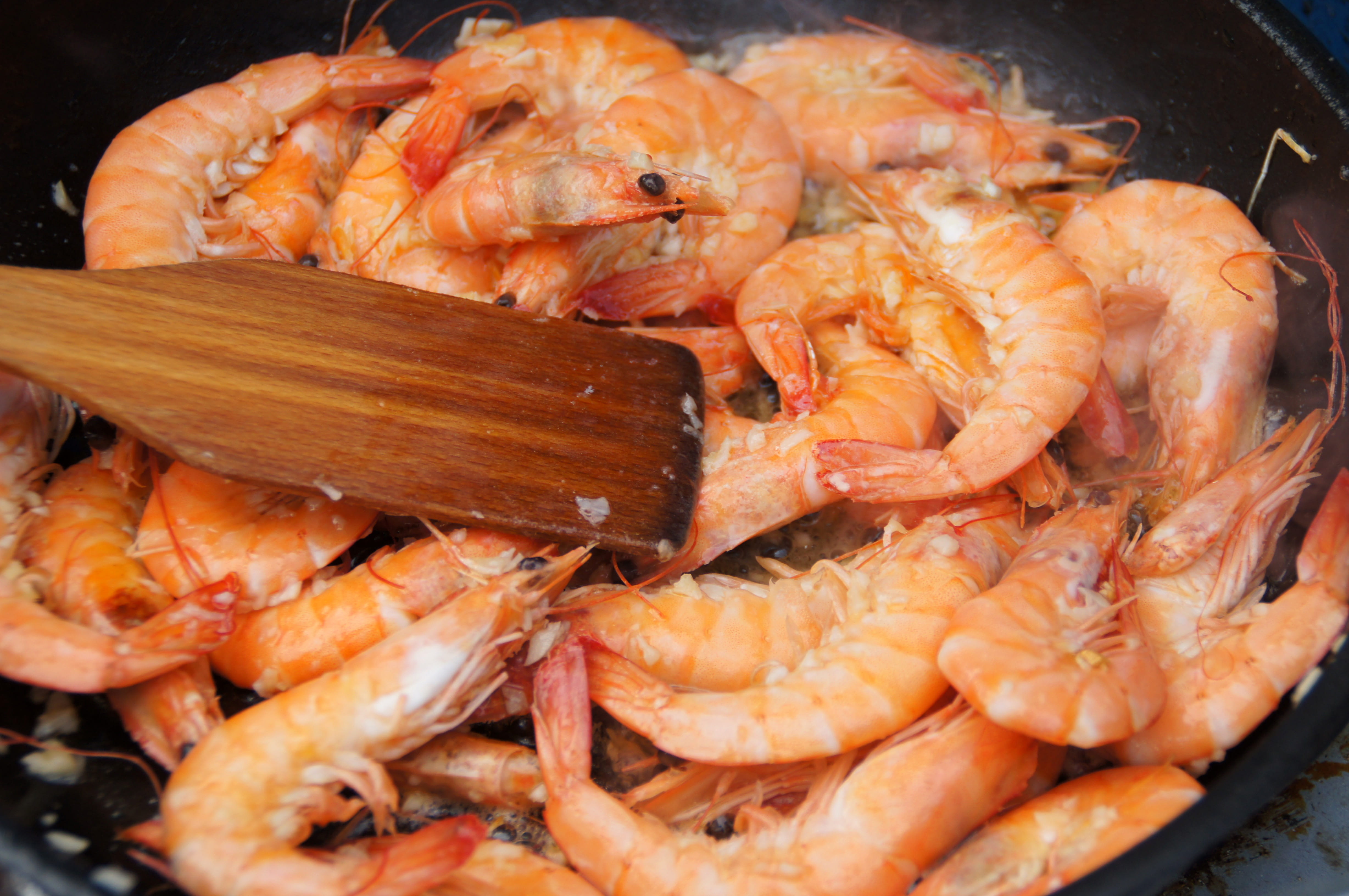 animal, fish, meal, fried, freshness, japanese food, cooked, seafood, wellbeing, Shrimp, healthy eating, cooking, heat - Temperature, barbecue Grill, high angle view, HD Wallpaper