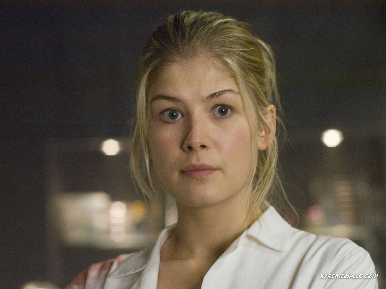 720P, movies, Rosamund Pike, Green Eyes, gone girl, Blonde, HD Wallpaper