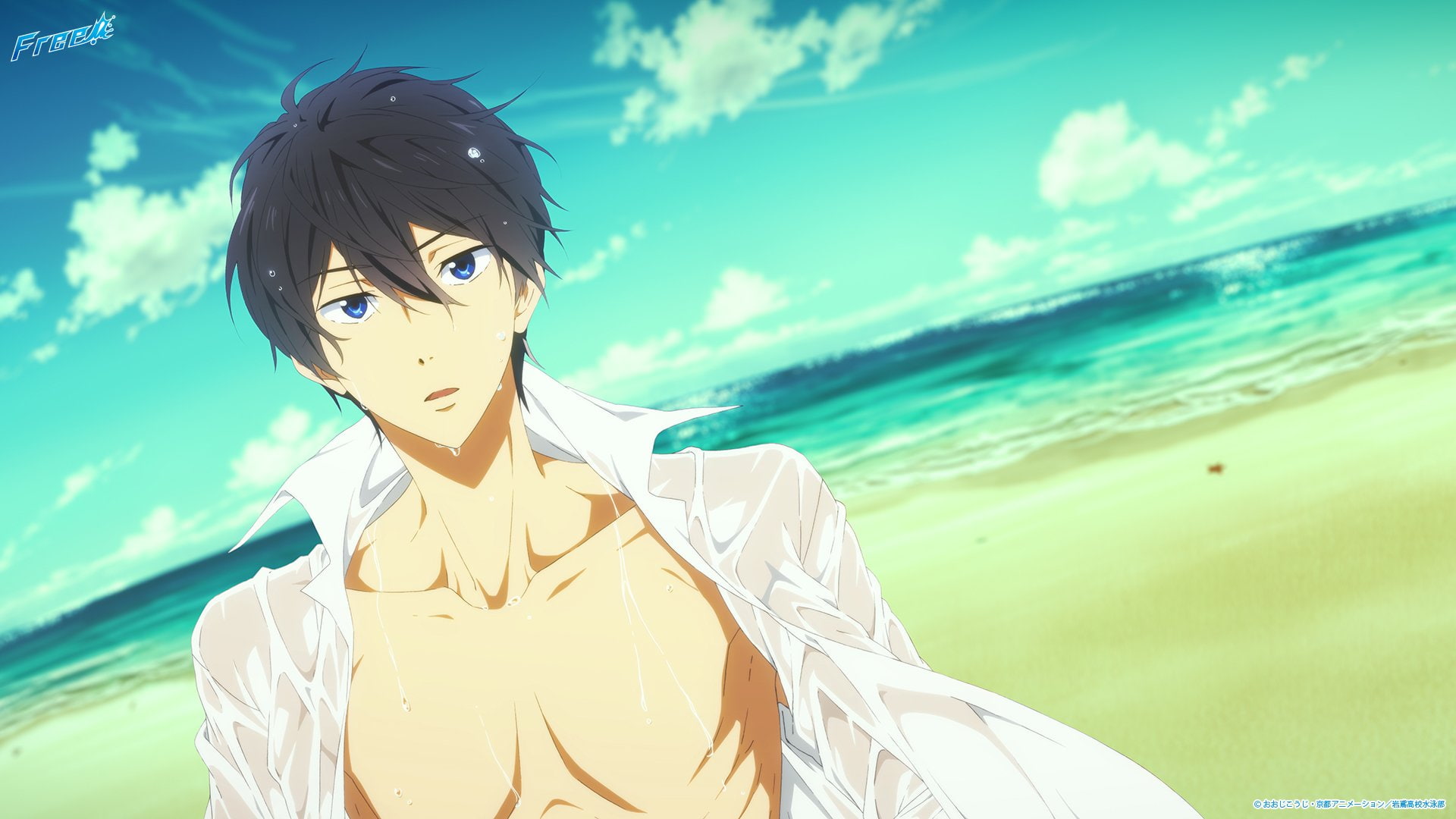 Haruka Nanase, Anime, 1080P, Free!, HD Wallpaper