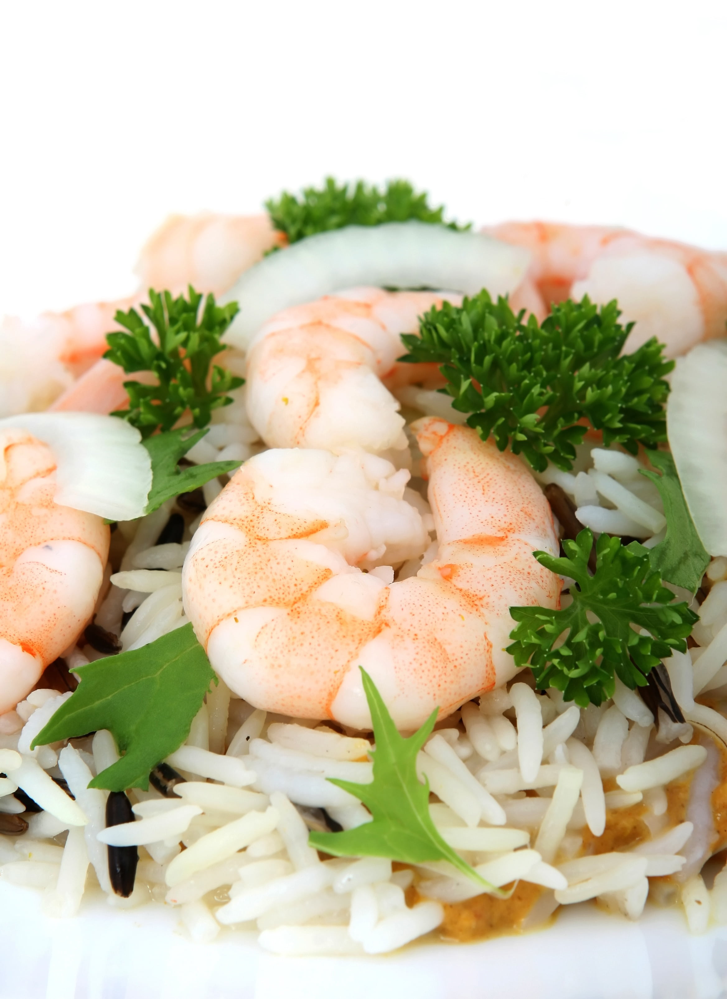 cooked, dinner, selective focus, no people, cooking, coriander, white, shellfish, slimming, prawn, herbs, indoors, food and drink, starter, asian, scallops, Phone HD Wallpaper