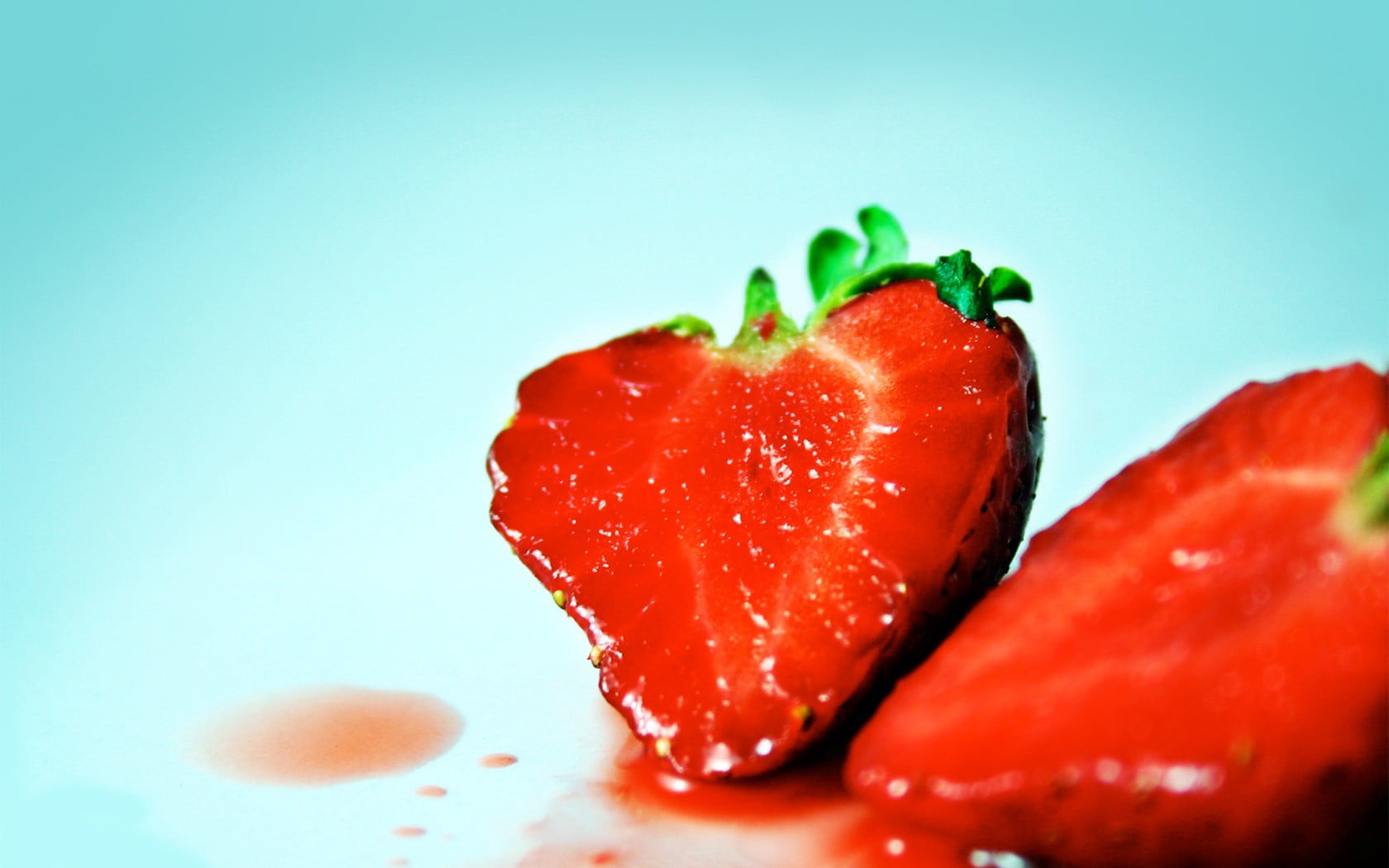 strawberries, 720P, bowl, food, ceramic, black, red, HD Wallpaper