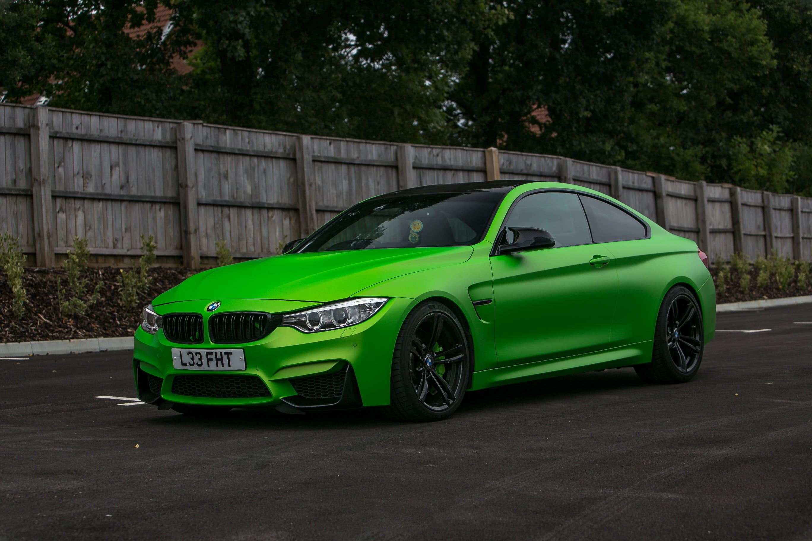 wrap, Wasabi, BMW, 2K, matte, Green, HD Wallpaper