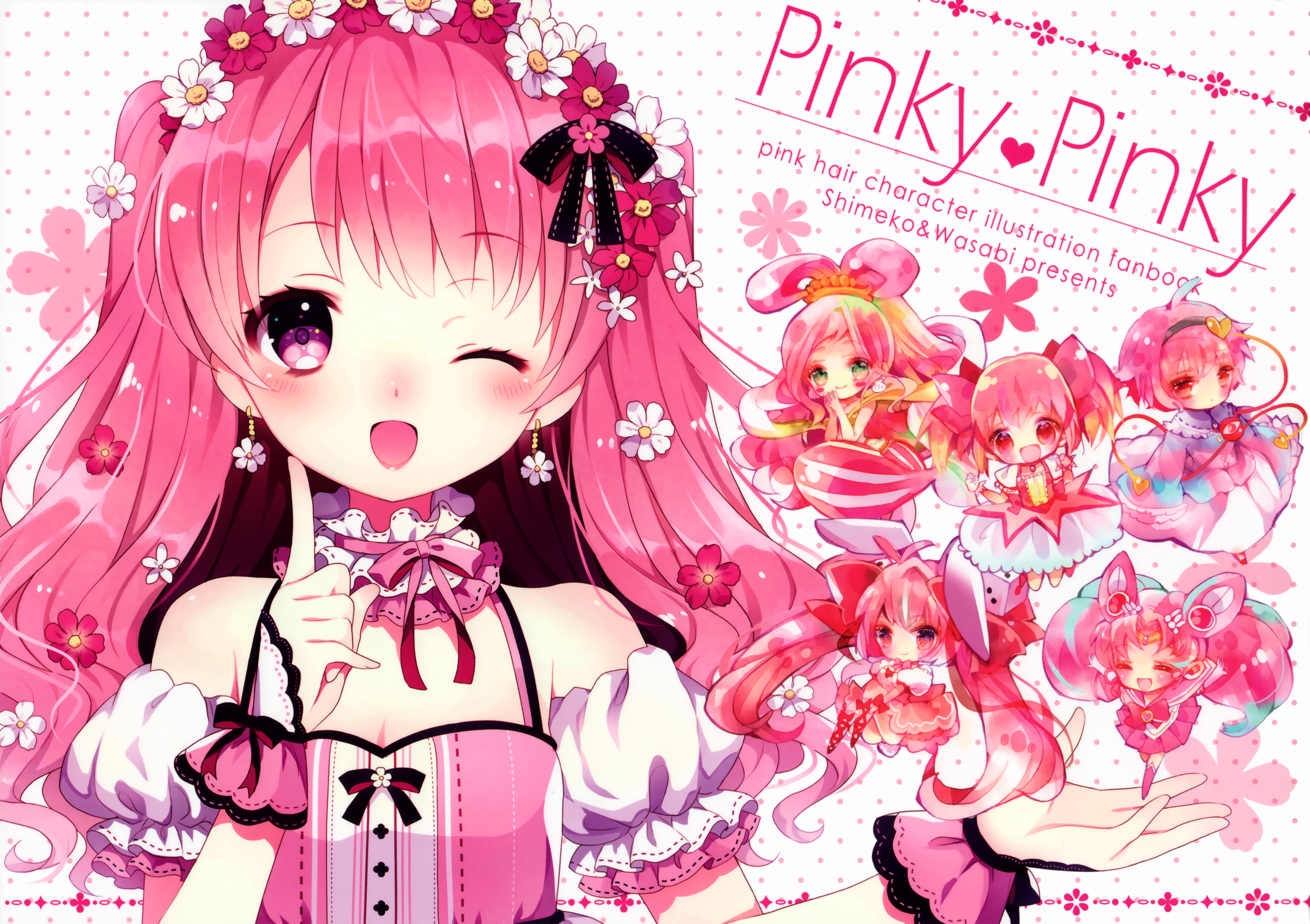 piece, chibiusa, hair, moon, wink, kaname, sailor, madoka, hikaru, usada, shoujo, 4K, pink, wasabi, mermaid, charat, magica, mahou, touhou, shimeko, twintails, HD Wallpaper