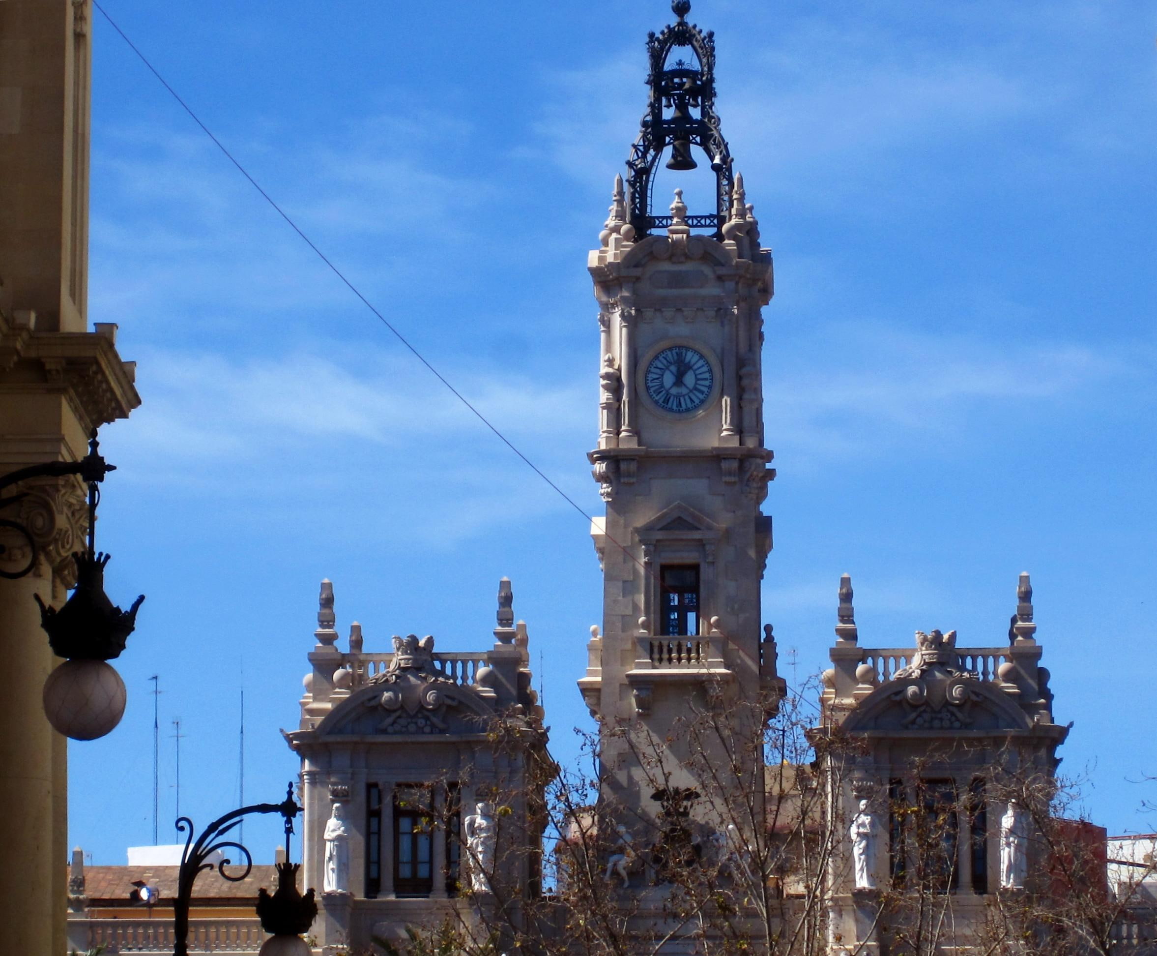 valencia, building, city, beautiful, abstract, blue, 3d and abstract, 1080P, HD Wallpaper
