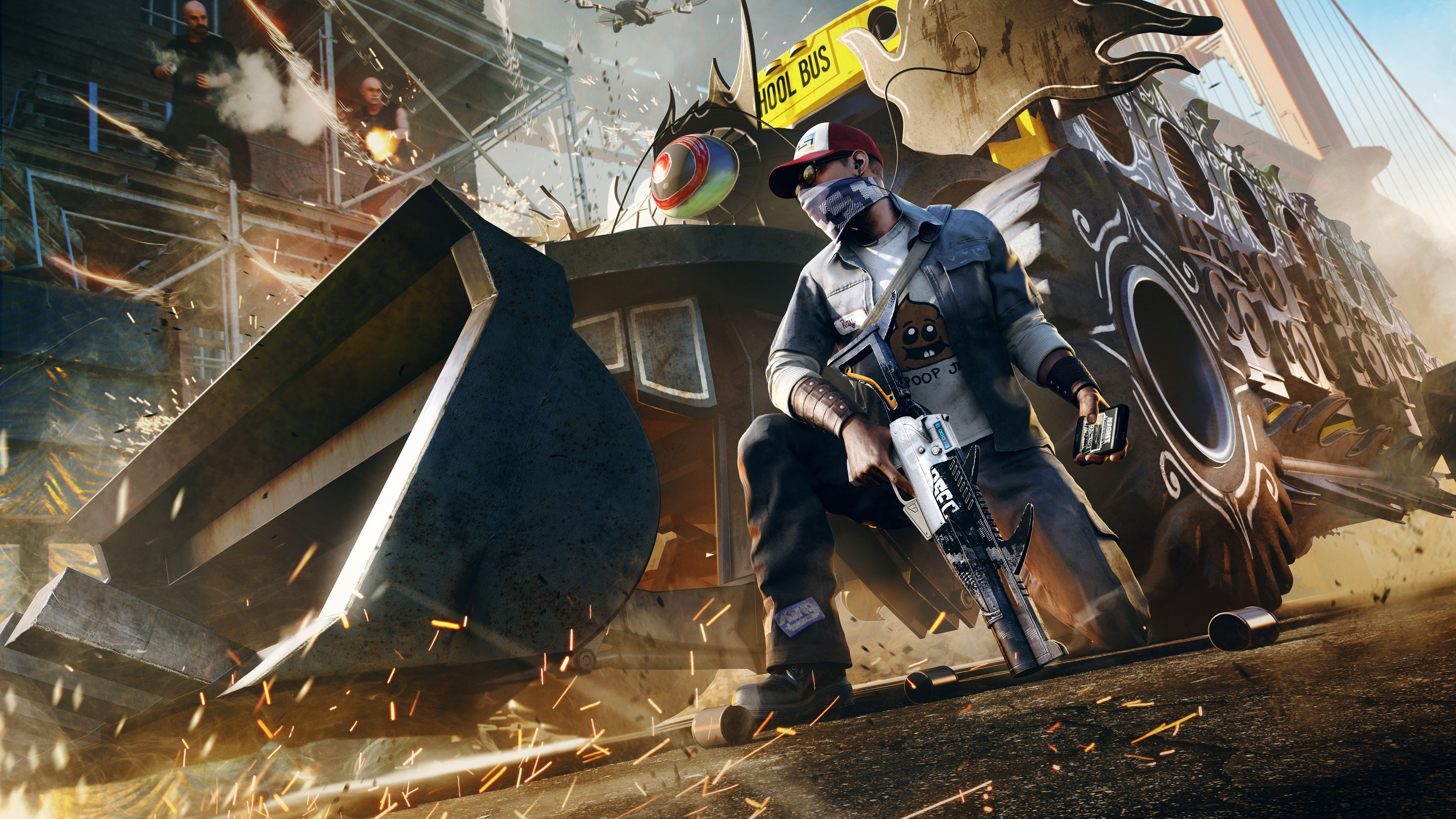 HD, 8K, T-Bone DLC, 8K, Watch Dogs 2, 4K, HD Wallpaper