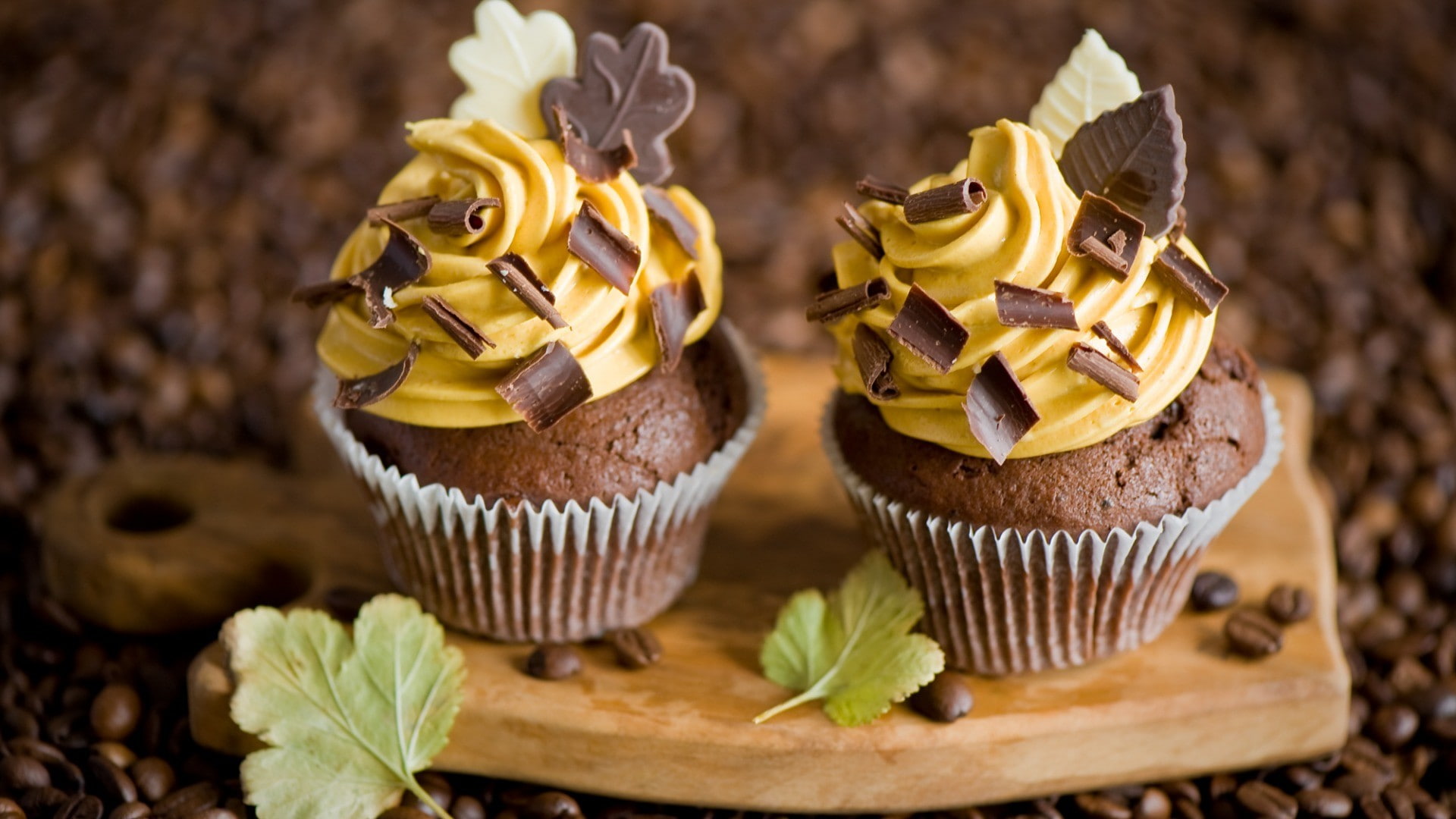 cupcakes, dessert, food, 1080P, HD Wallpaper