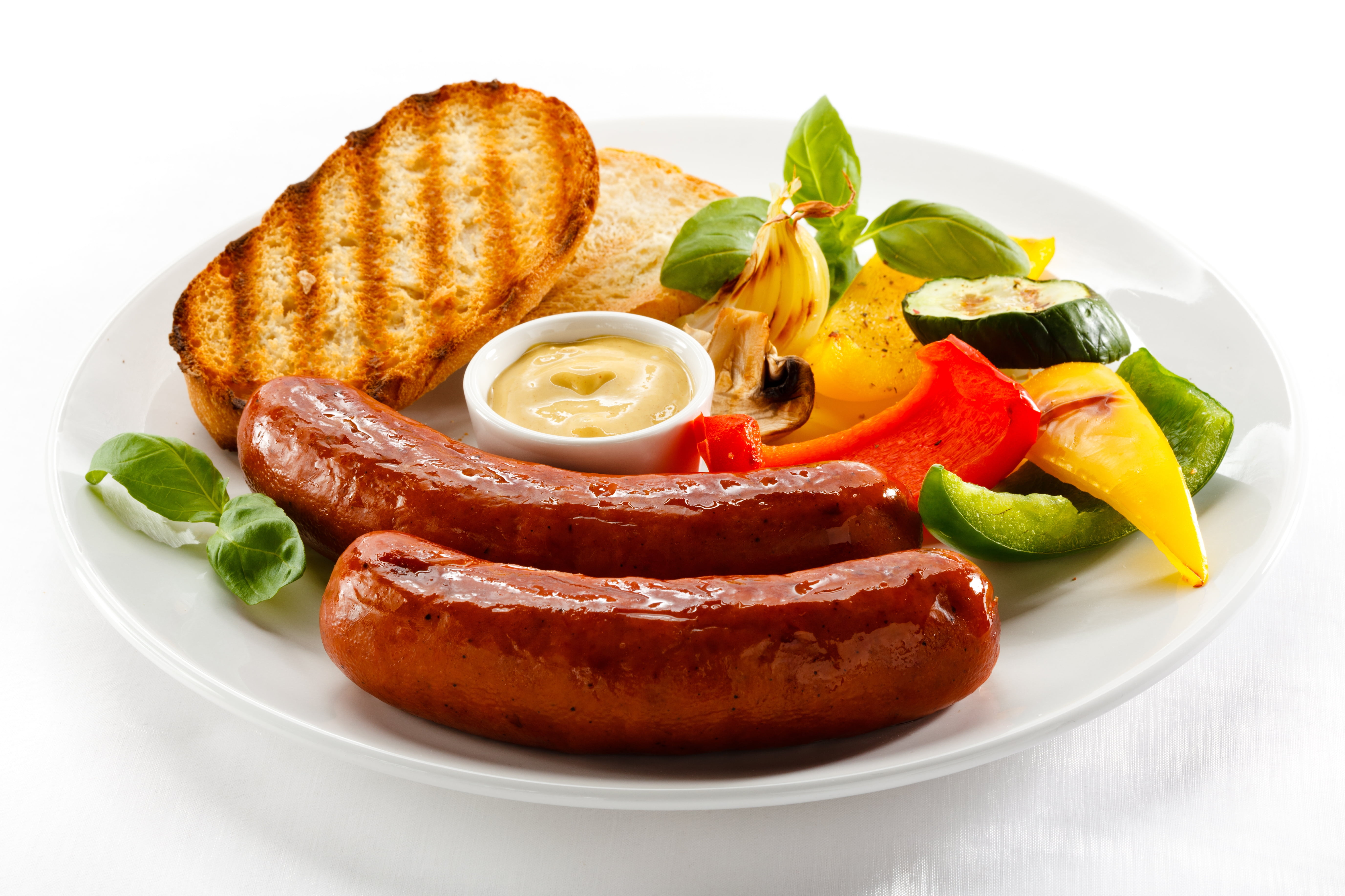 white, wellbeing, food And Drink, freshness, grilled, meat And Alternatives, sausage, breakfast, arugula, prepared Potato, lettuce, vegetable, green Color, HD Wallpaper