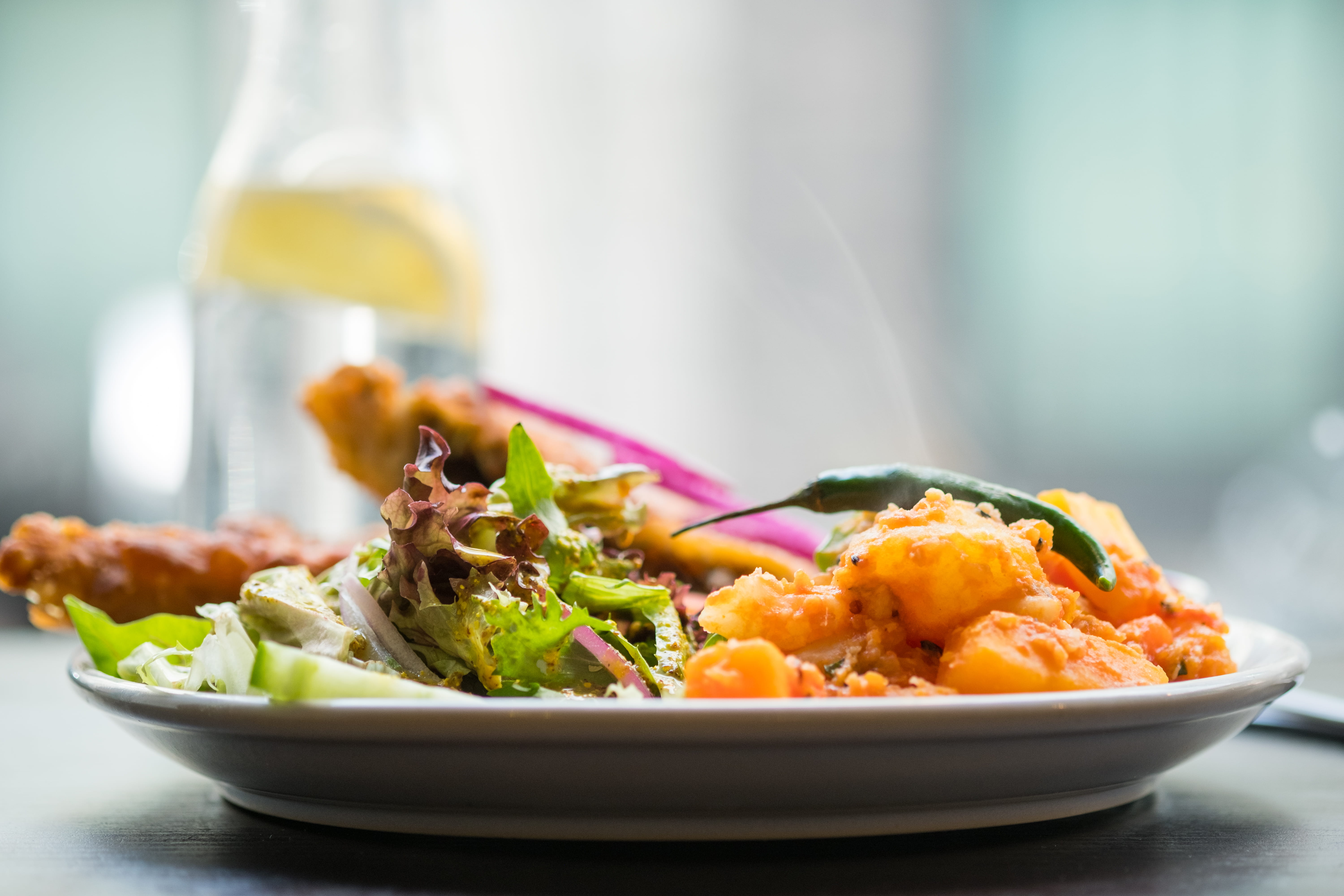 focus, close-up, meat, color Image, healthy Eating, fruit, dish, savory Sauce, dinner, food And Drink, cooked, Indian, white, meal, wellbeing, still Life, HD Wallpaper