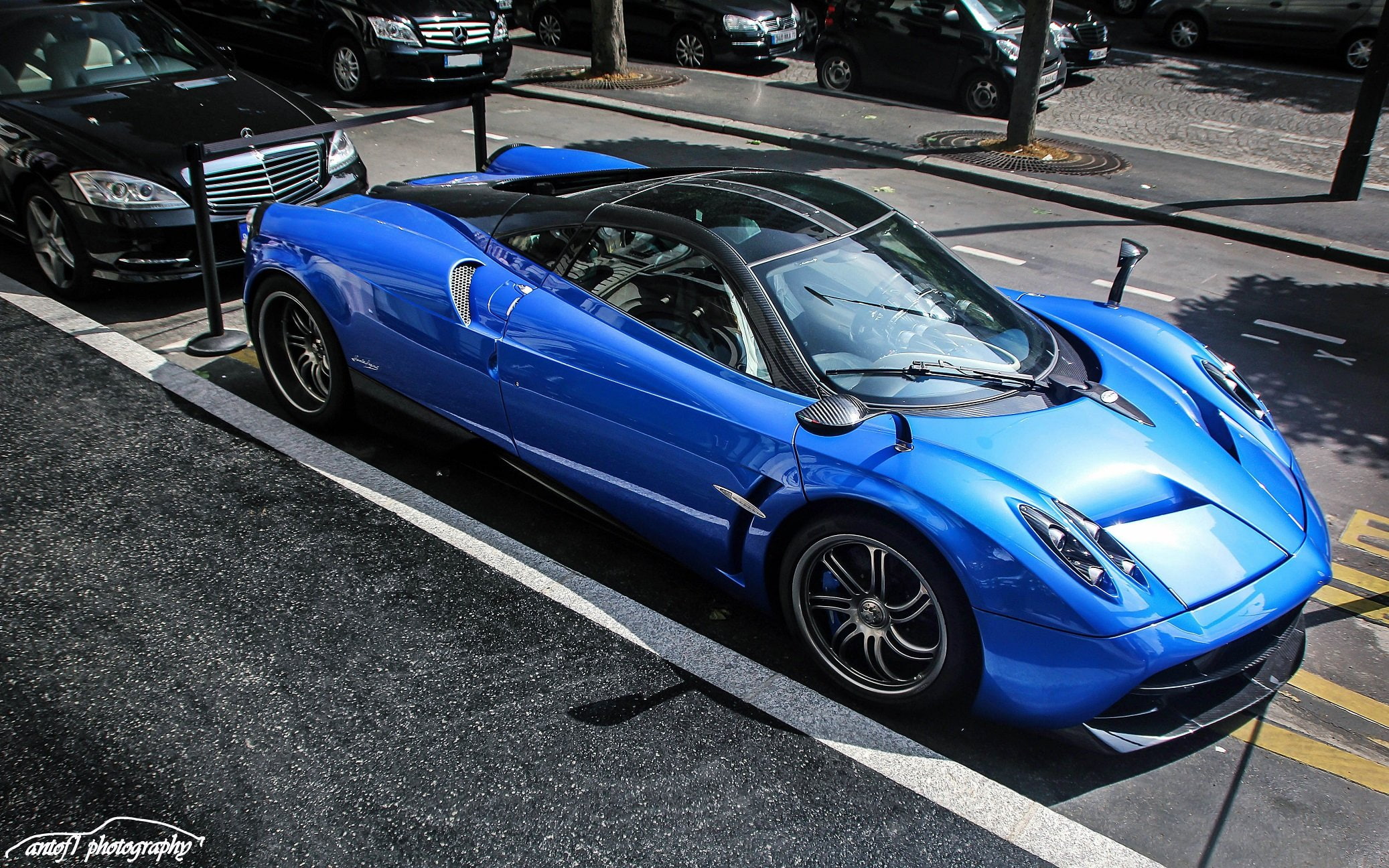 cars, blue, huayra, italia, supercars, bleu, pagani, blu, 1080P, HD Wallpaper