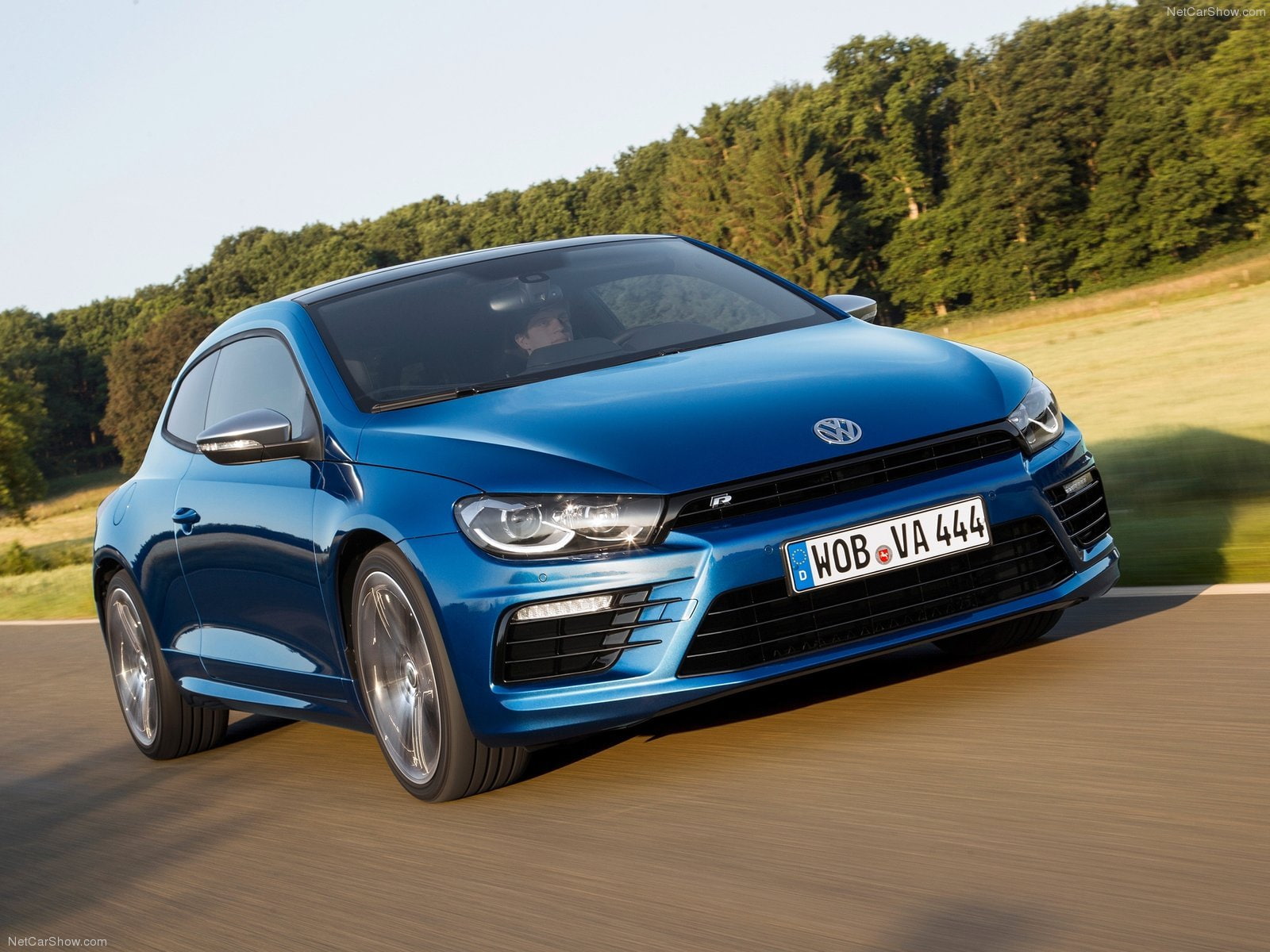 blu, volkswagen, car, blue, scirocco, 720P, coupe, bleue, germany, 2014, HD Wallpaper
