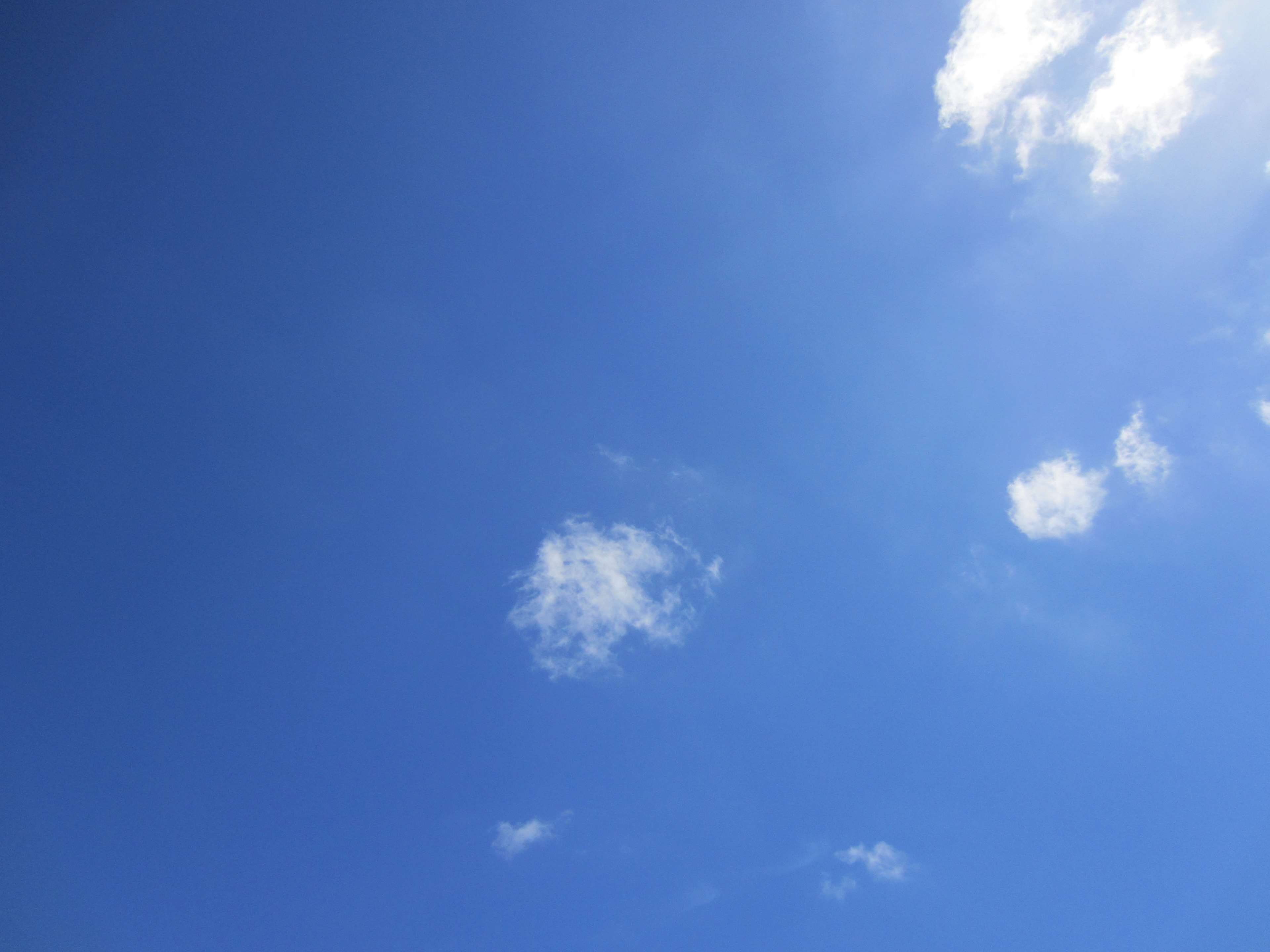 nuvola, idyllic, sky, wispy, meteorology, 4K, cloud - sky, outdoors, cloudscape, white color, directly below, nature, sunny, copy space, beauty in nature, HD Wallpaper