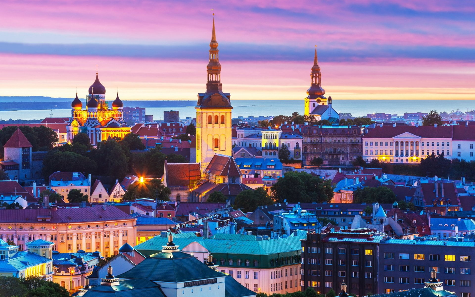 Architecture, Village, Tallinn, Cityscape, City, Building, Cities, 1080P, Estonia, HD Wallpaper