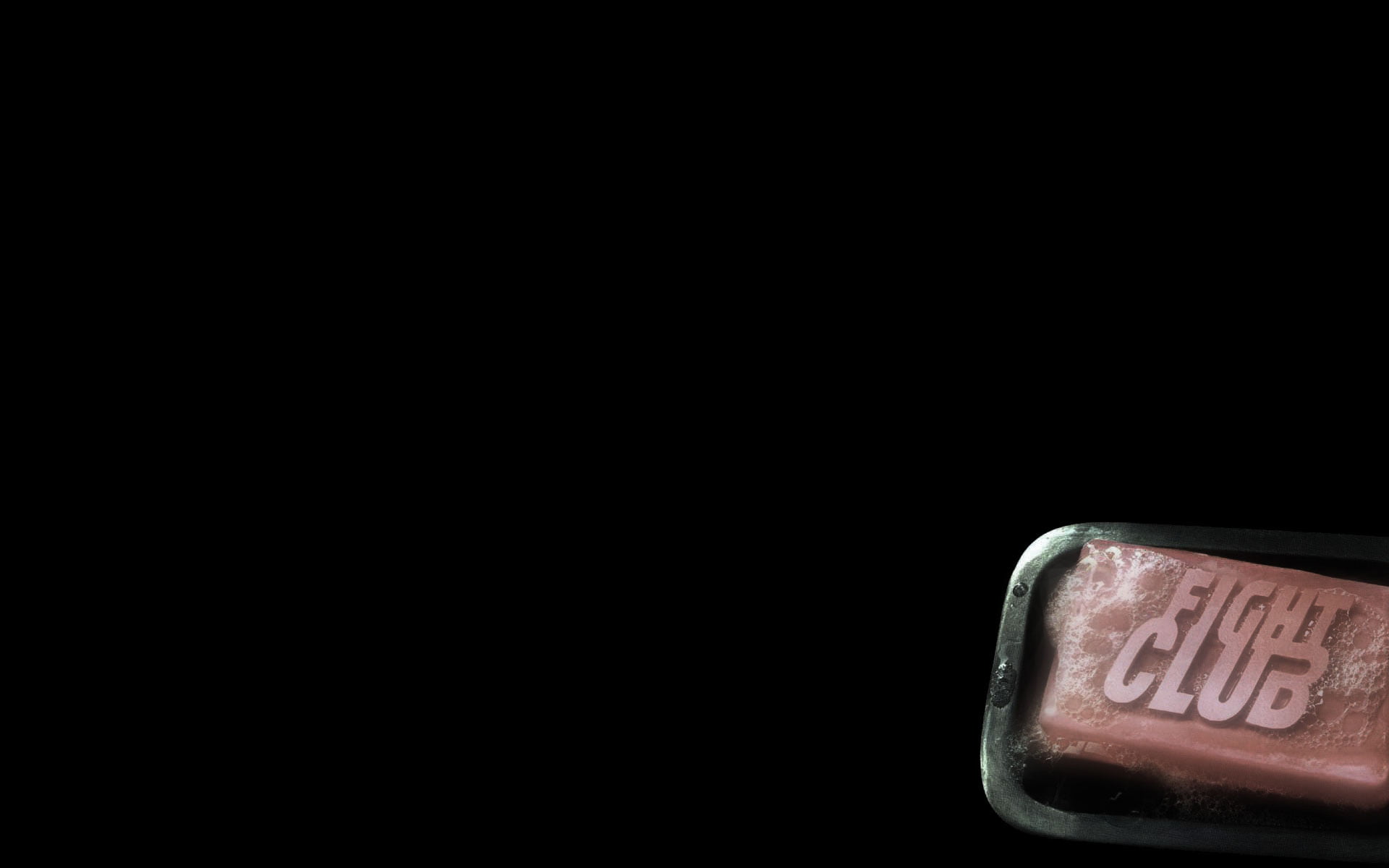 Fight Club, fight, soap, indoors, antique, metal, copy space, black background, food and drink, still life, communication, logo, close-up, single object, HD Wallpaper