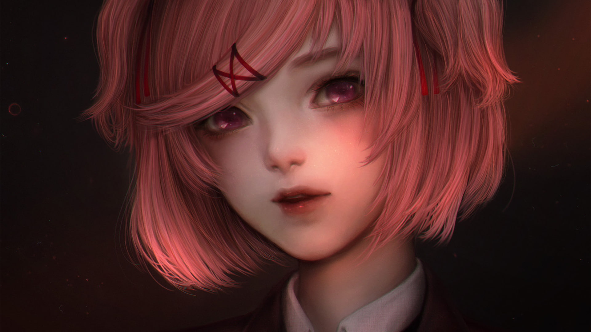 Doki Doki Literature Club!, Natsuki (Doki Doki Literature Club!), 1080P, Video Game, HD Wallpaper