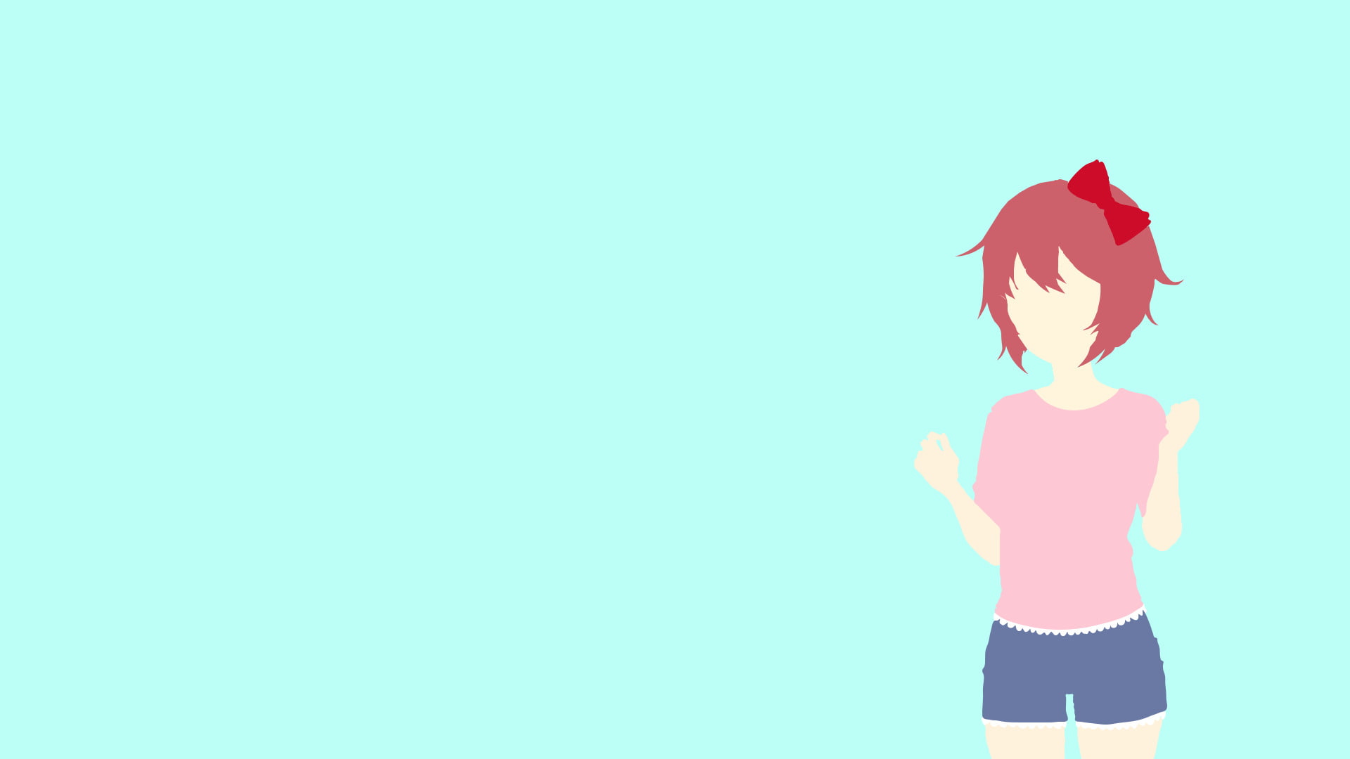 three quarter length, casual clothing, 1080P, teenager, copy space, silhouette, nature, one person, Sayori (Doki Doki Literature Club!), child, adult, HD Wallpaper