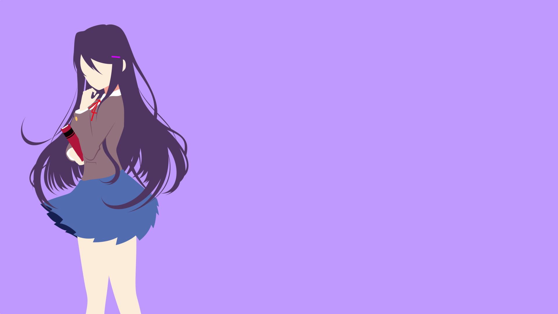 Yuri (Doki Doki Literature Club!), Video Game, Doki Doki Literature Club!, 1080P, HD Wallpaper