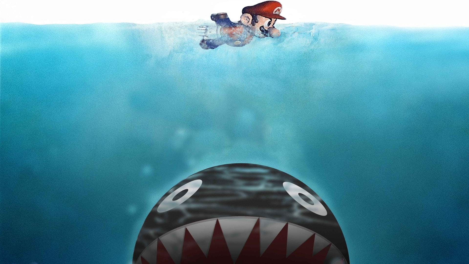1080P, Mario, Chain Chomp, HD Wallpaper
