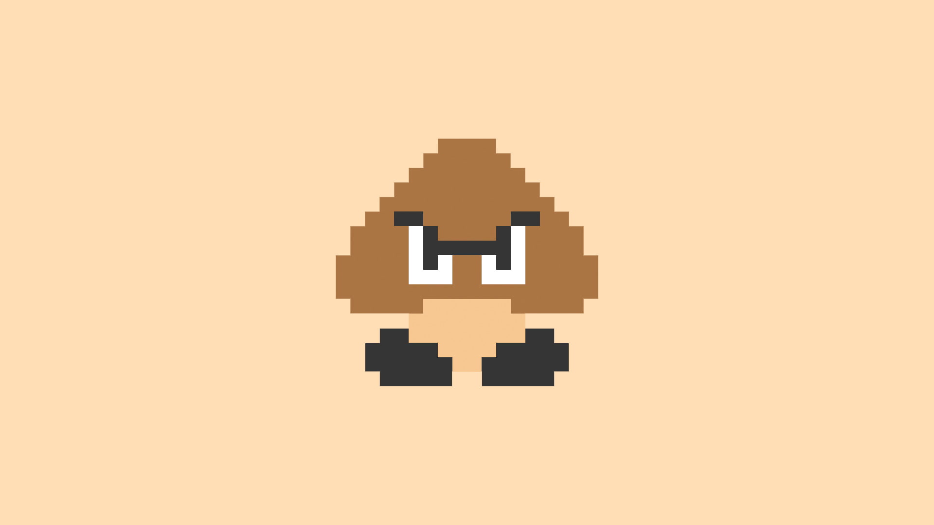 Super Mario Bros., 1080P, Mario, Goomba, HD Wallpaper