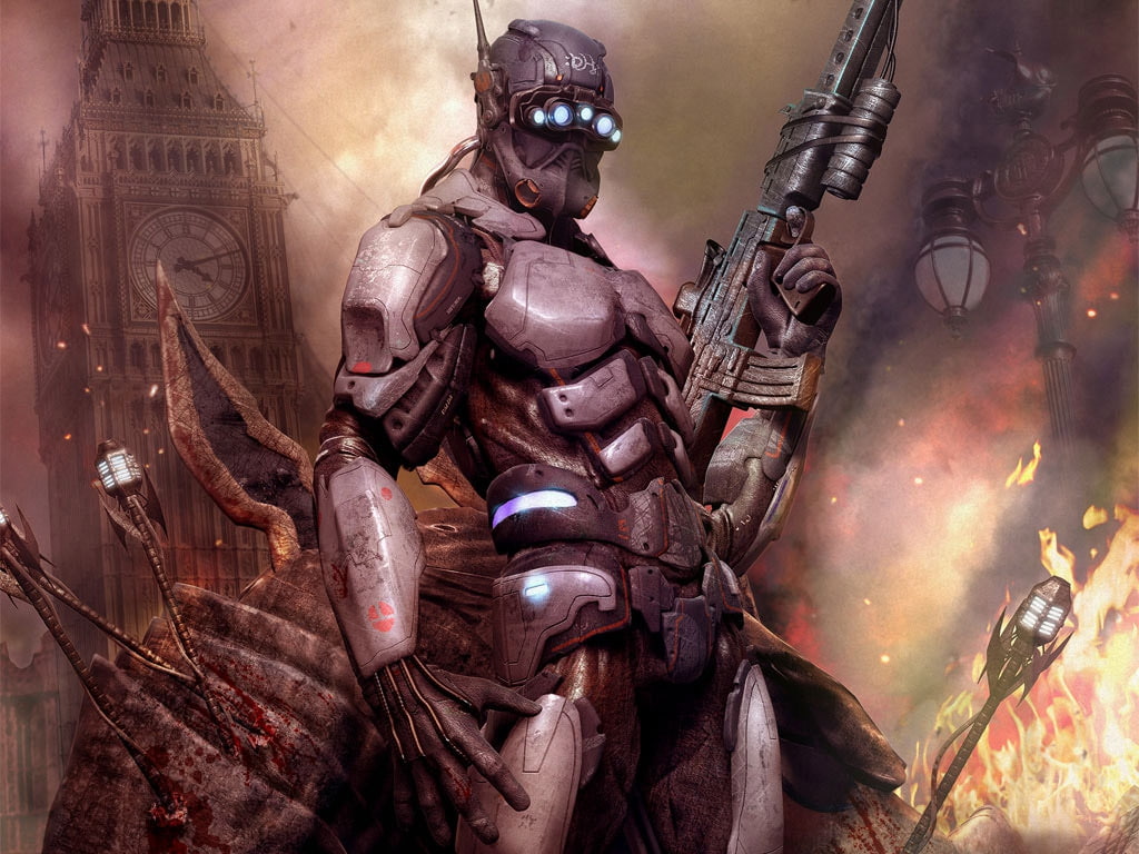 london, 480P, Adventure, art, video, games, Action, Hellgate, HD, game, HD Wallpaper