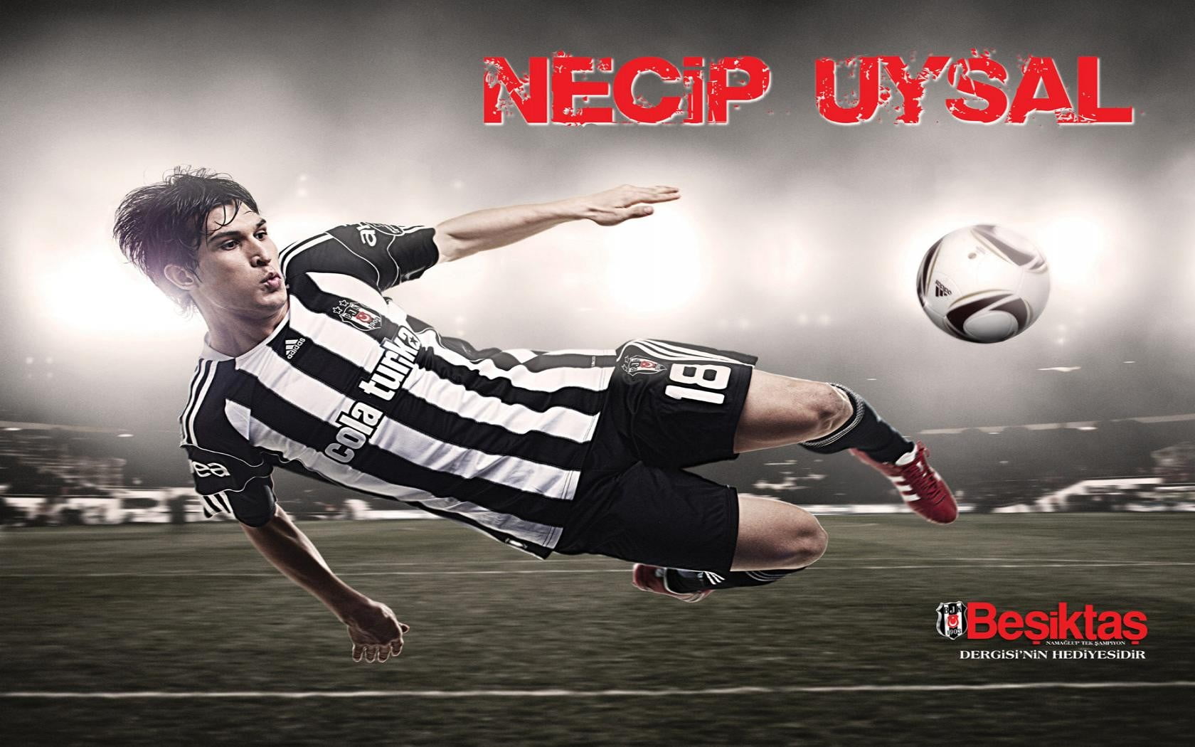 men, jumping, people, soccer, flying, mid-air, vitality, Necip Uysal, young adult, challenge, motion, 720P, sport, aggression, text, digital composite, HD Wallpaper