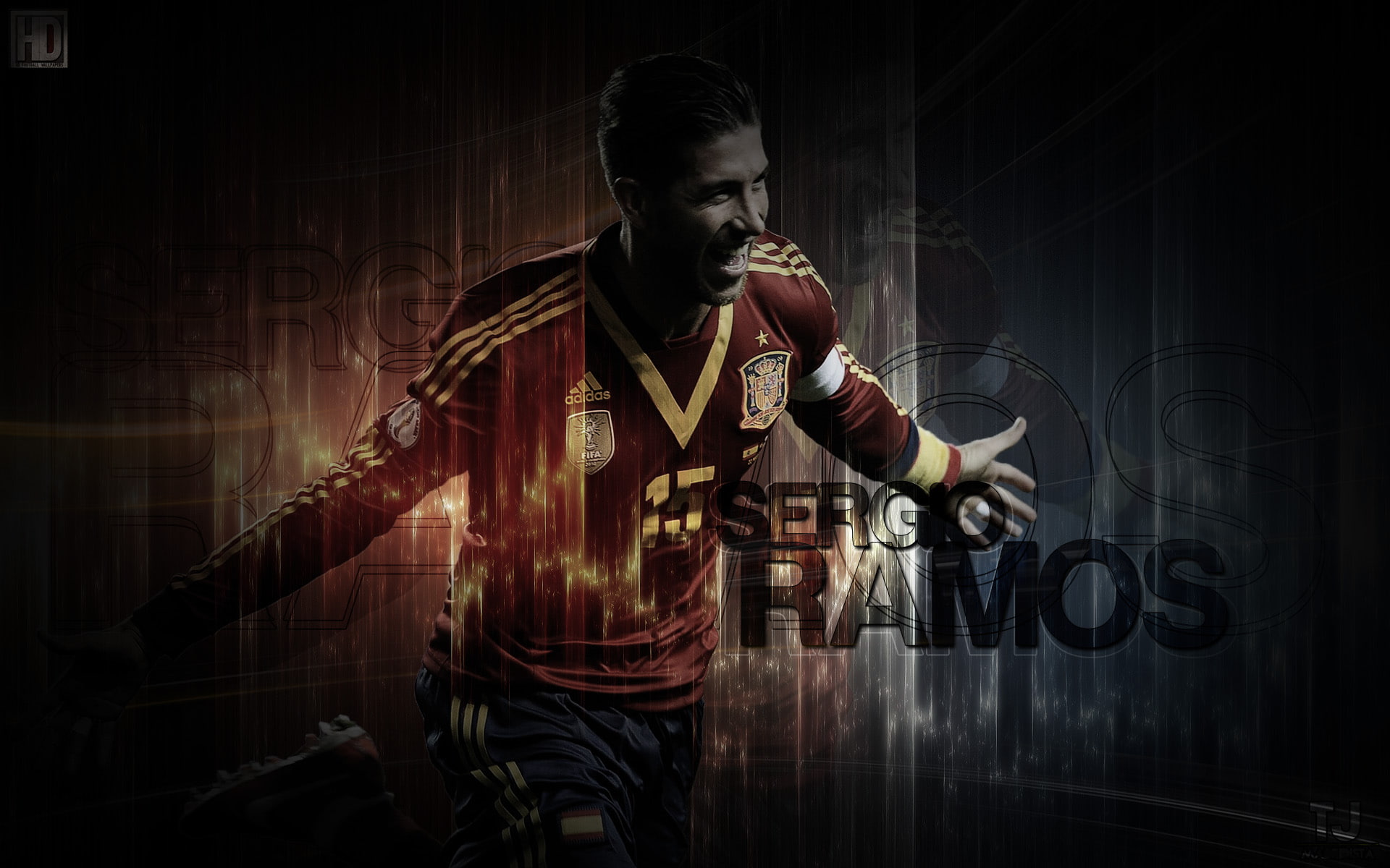 Real Madrid C.F., Sergio Ramos, 1080P, Spanish, Soccer, HD Wallpaper
