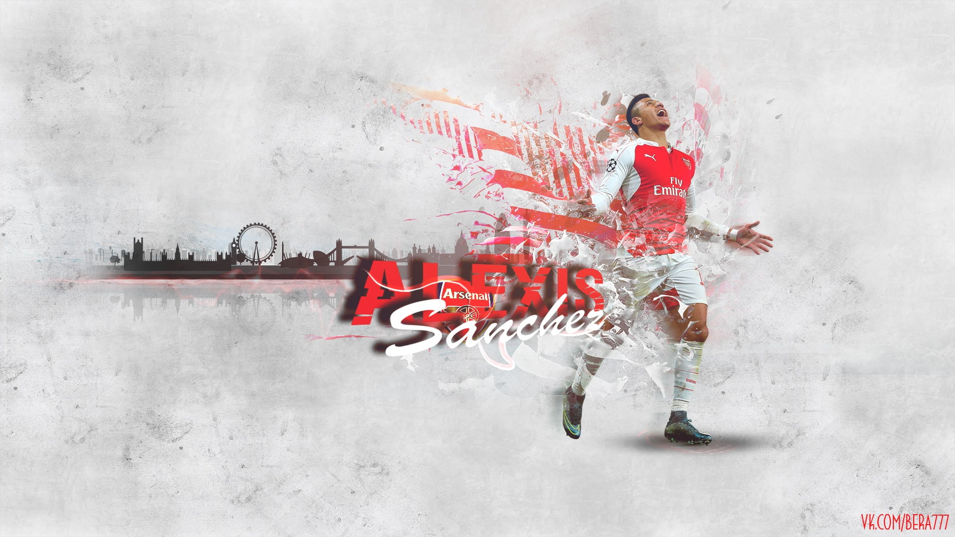 football, alexis, 1080P, london, arsenal, HD Wallpaper