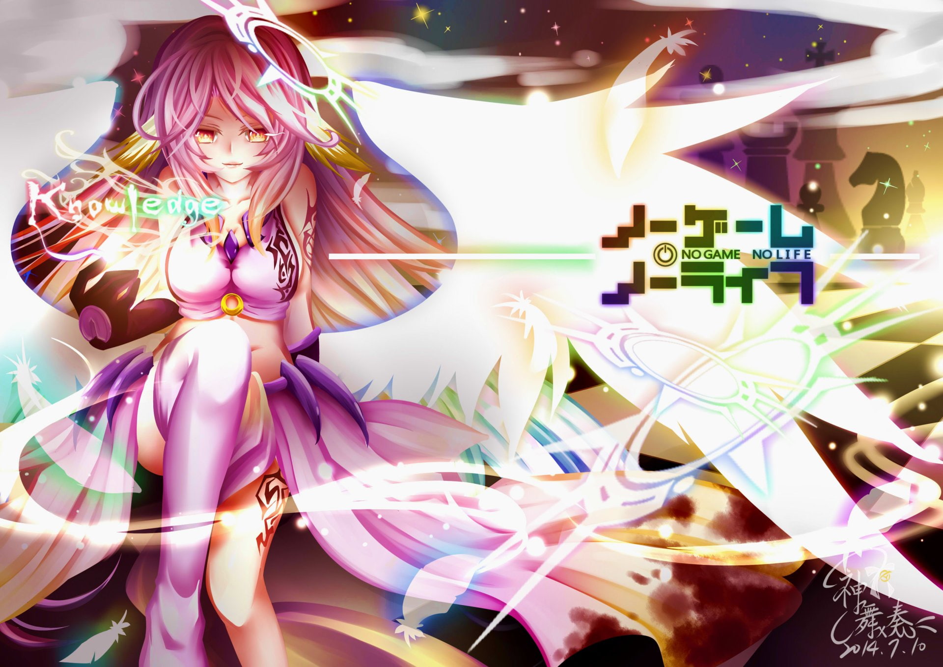 Jibril (No Game No Life), No Game No Life, 1080P, Anime, HD Wallpaper