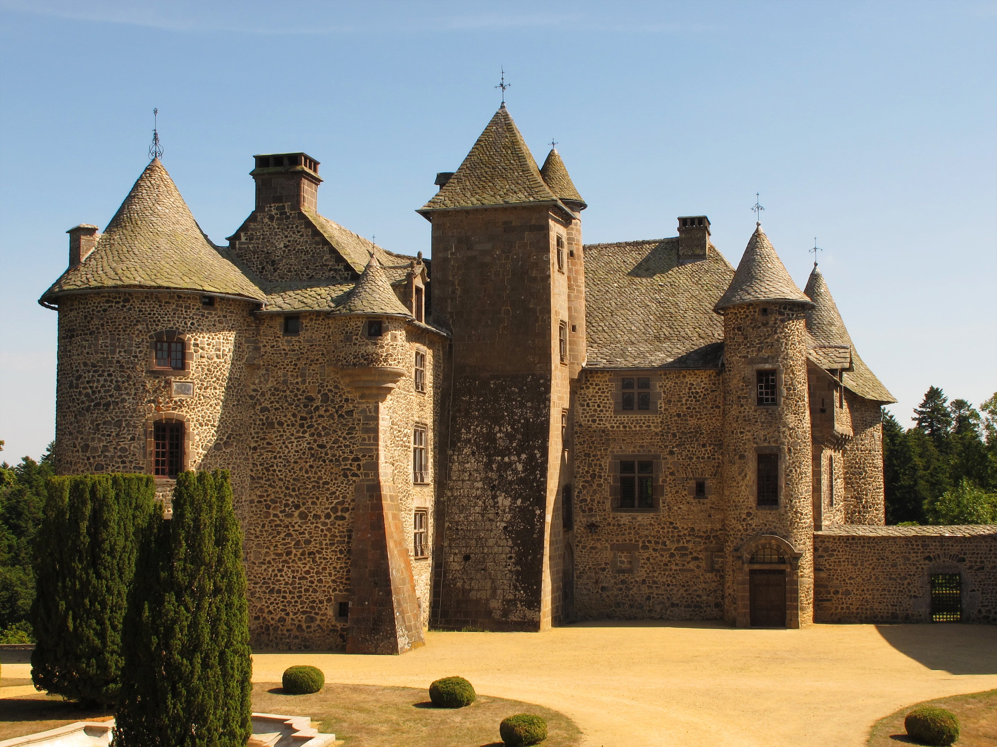 the past, belief, medieval, cordès, 13th, day, france, building exterior, fort, built structure, famous Place, travel destinations, old, no people, plant, HD Wallpaper