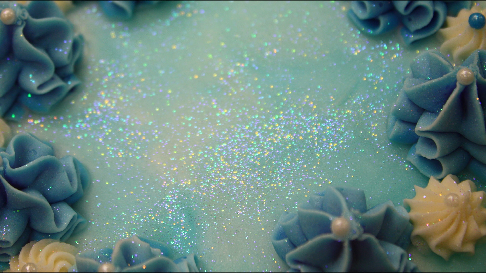 blue, celebration, cake, human hand, dessert, glitter, food, close-up, 1080P, event, people, hand, human body part, directly above, white, indoors, lifestyles, HD Wallpaper