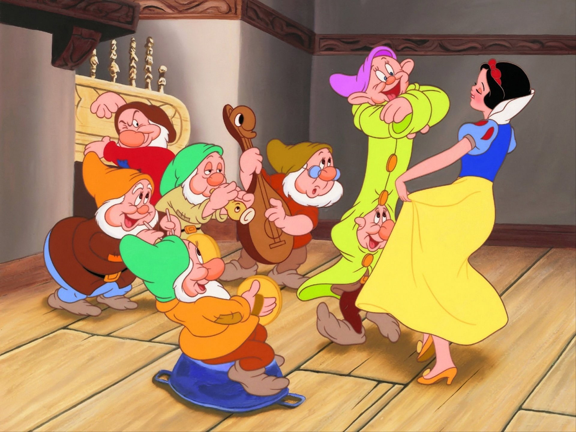 movie, dance, the, snow, and, 1080P, dwarfs, seven, white, HD Wallpaper