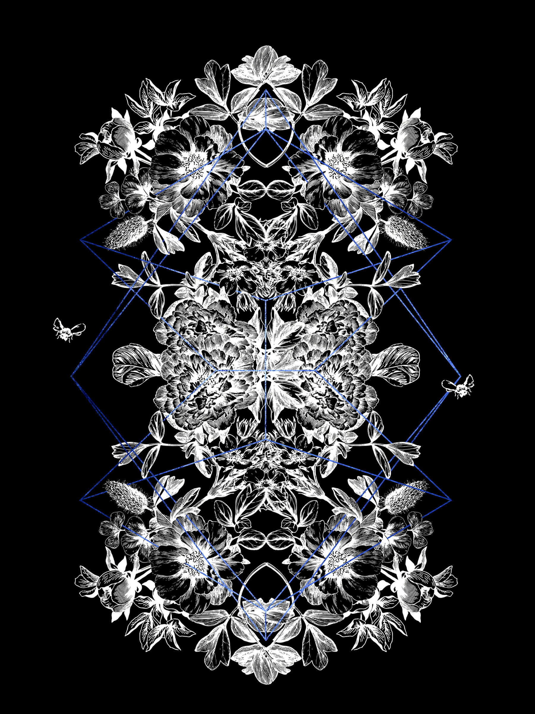 close-up, single object, crystal, dark, snowflake, abstract, cold temperature, symmetry, vulnerability, portrait display, pattern, 1080P, snow, no people, Phone HD Wallpaper