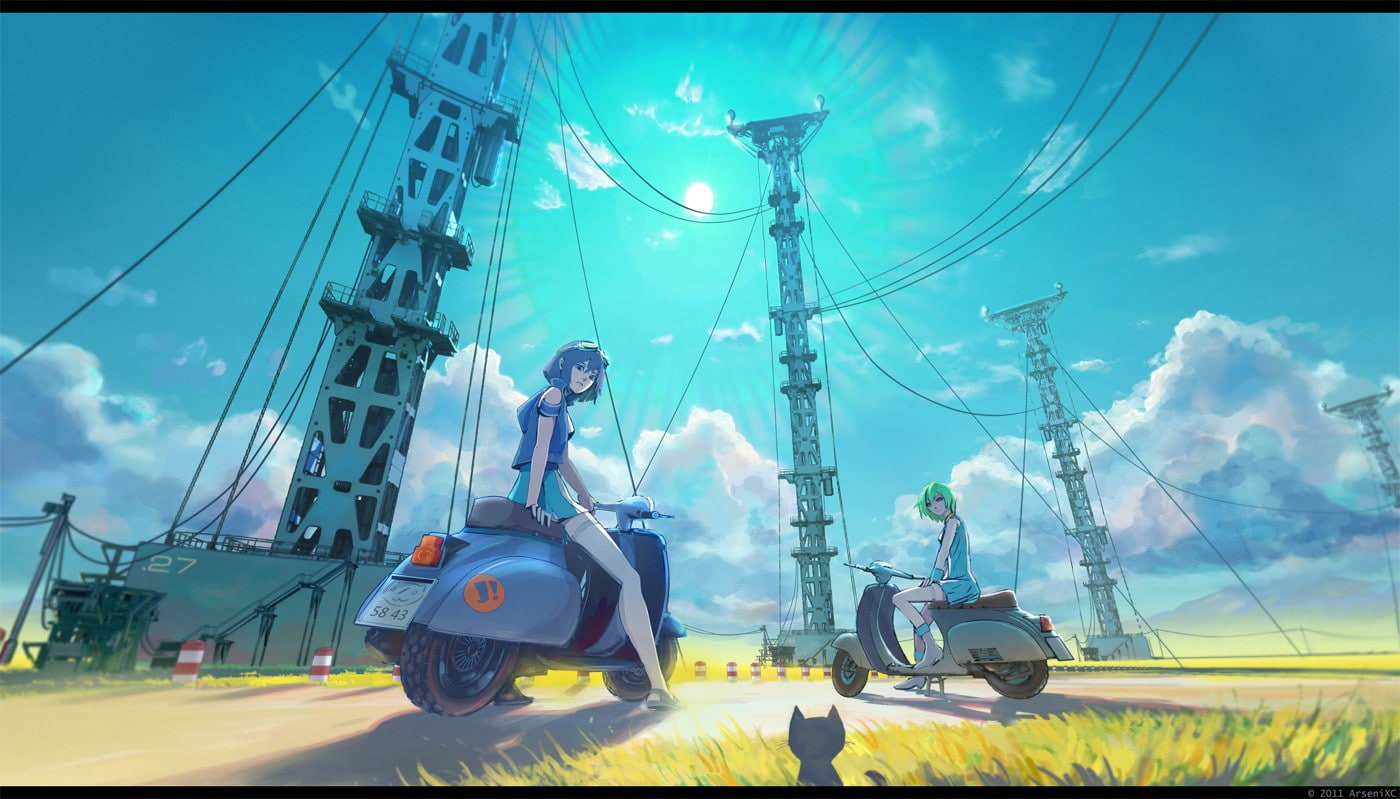 transfer print, car, power supply, outdoors, land vehicle, transportation, low angle view, complexity, nature, auto post production filter, power line, HD Wallpaper
