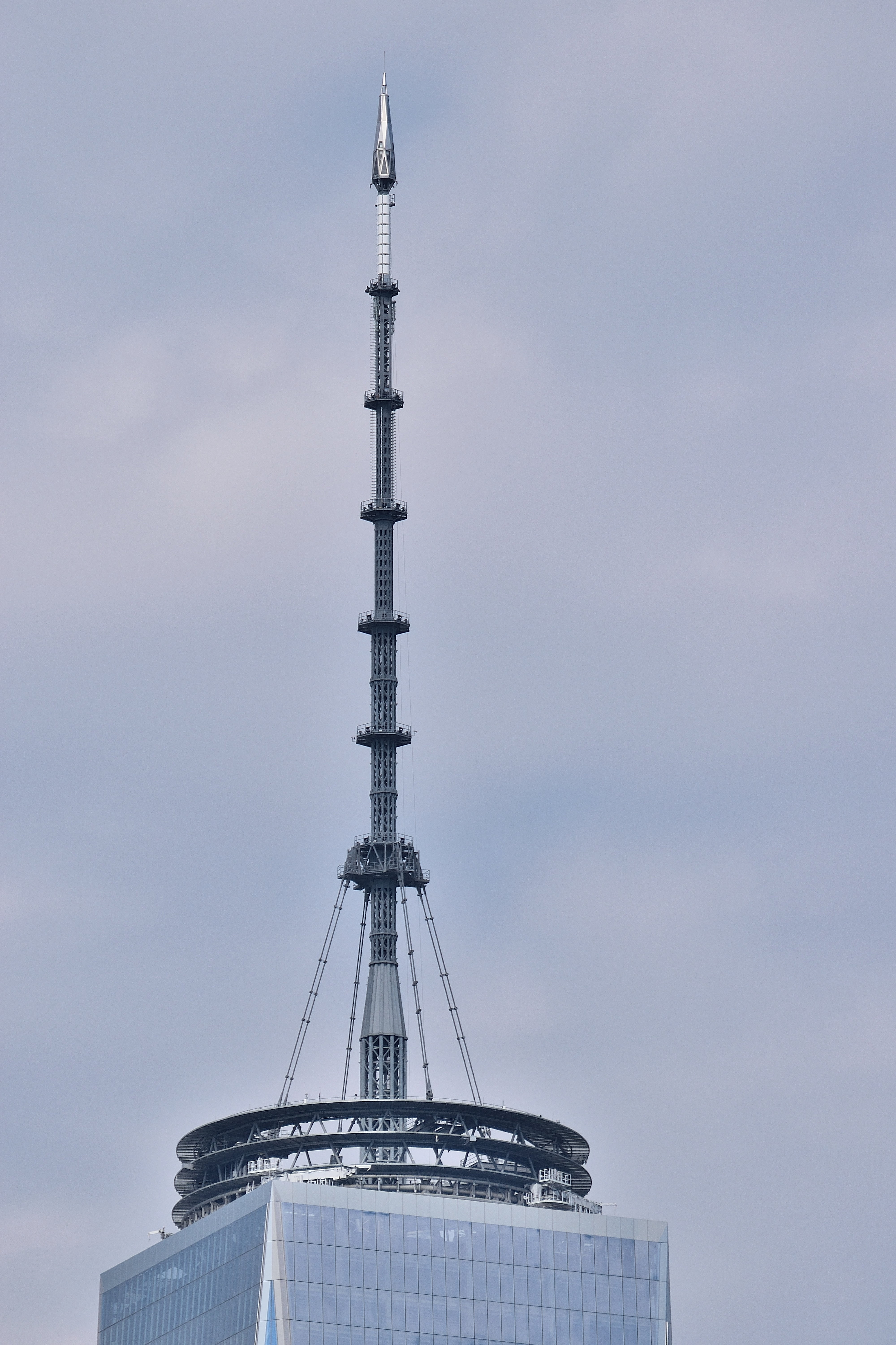 no people, tall - high, sky, day, 5K, city, building, low angle view, building Exterior, urban Scene, communications Tower, communication, machinery, antenna - Aerial, Phone HD Wallpaper