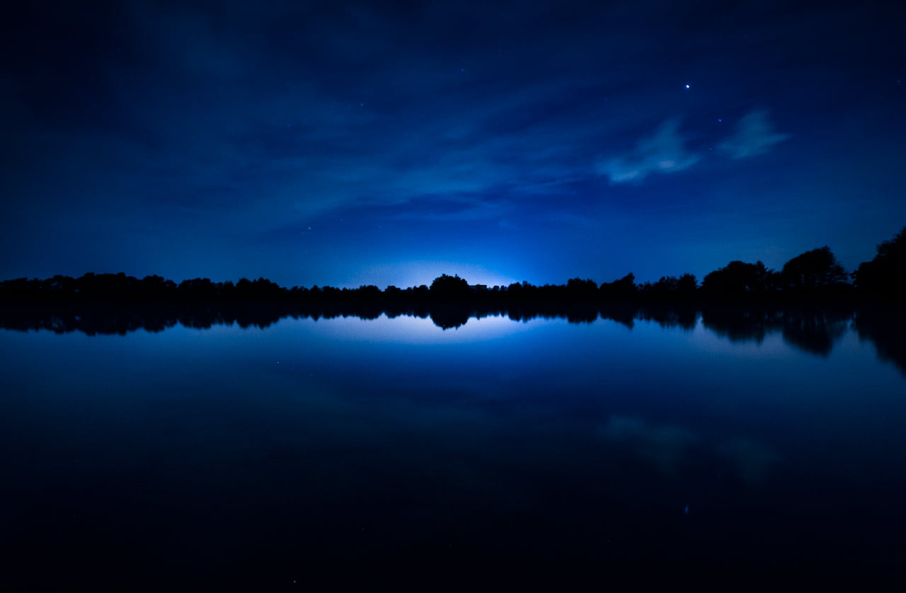 landscape, tree, deutschland, 720P, fotograf, scenics, nature, himmel, photography, tranquil Scene, waldemar, night sky, reflection, bayern, outdoors, HD Wallpaper