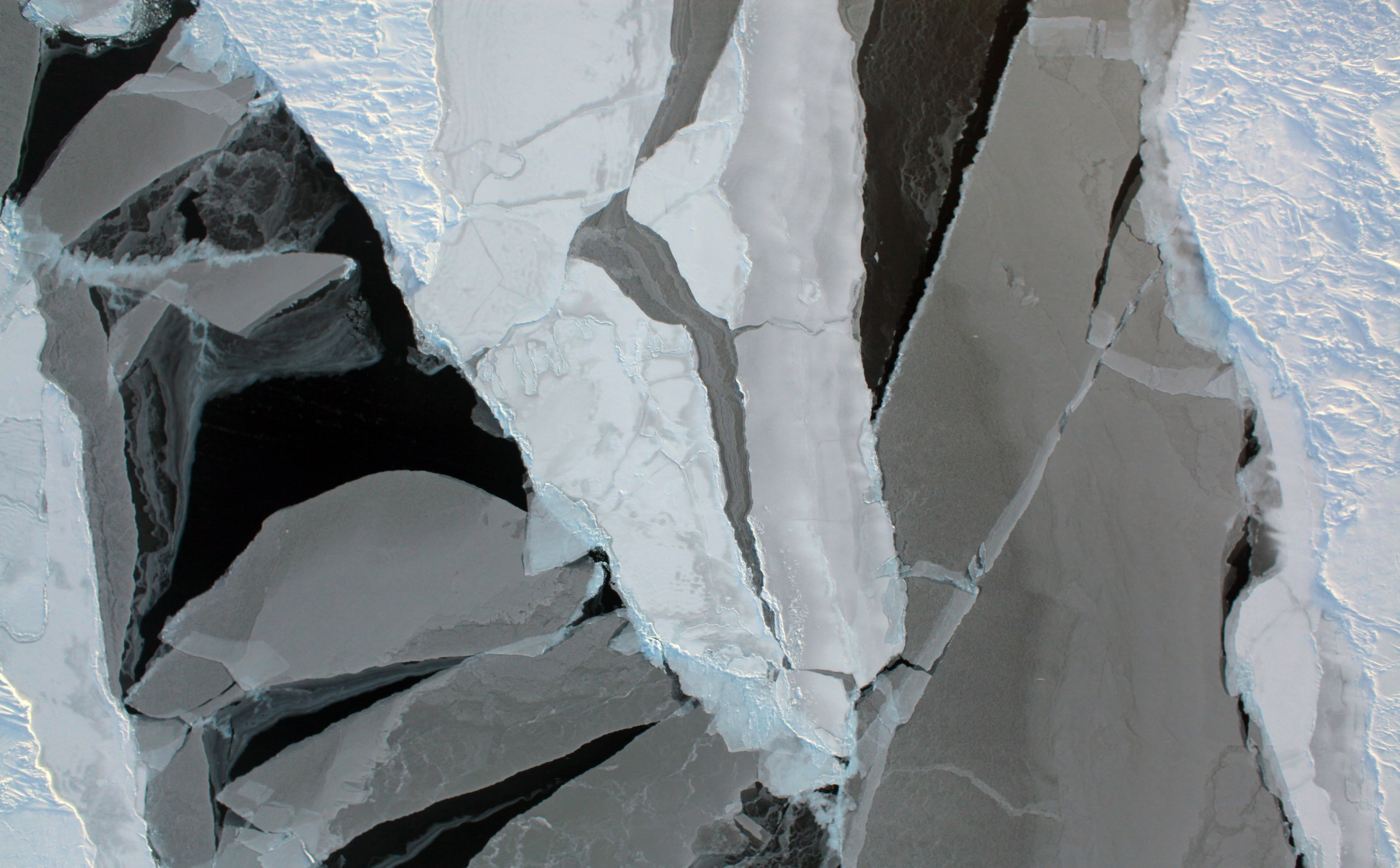 beauty in nature, cracked, ice, frozen, goddard, no people, arctic, Nasa, 5K, winter, Snow, Travel, pattern, full frame, melt, seaice, backgrounds, white color, HD Wallpaper