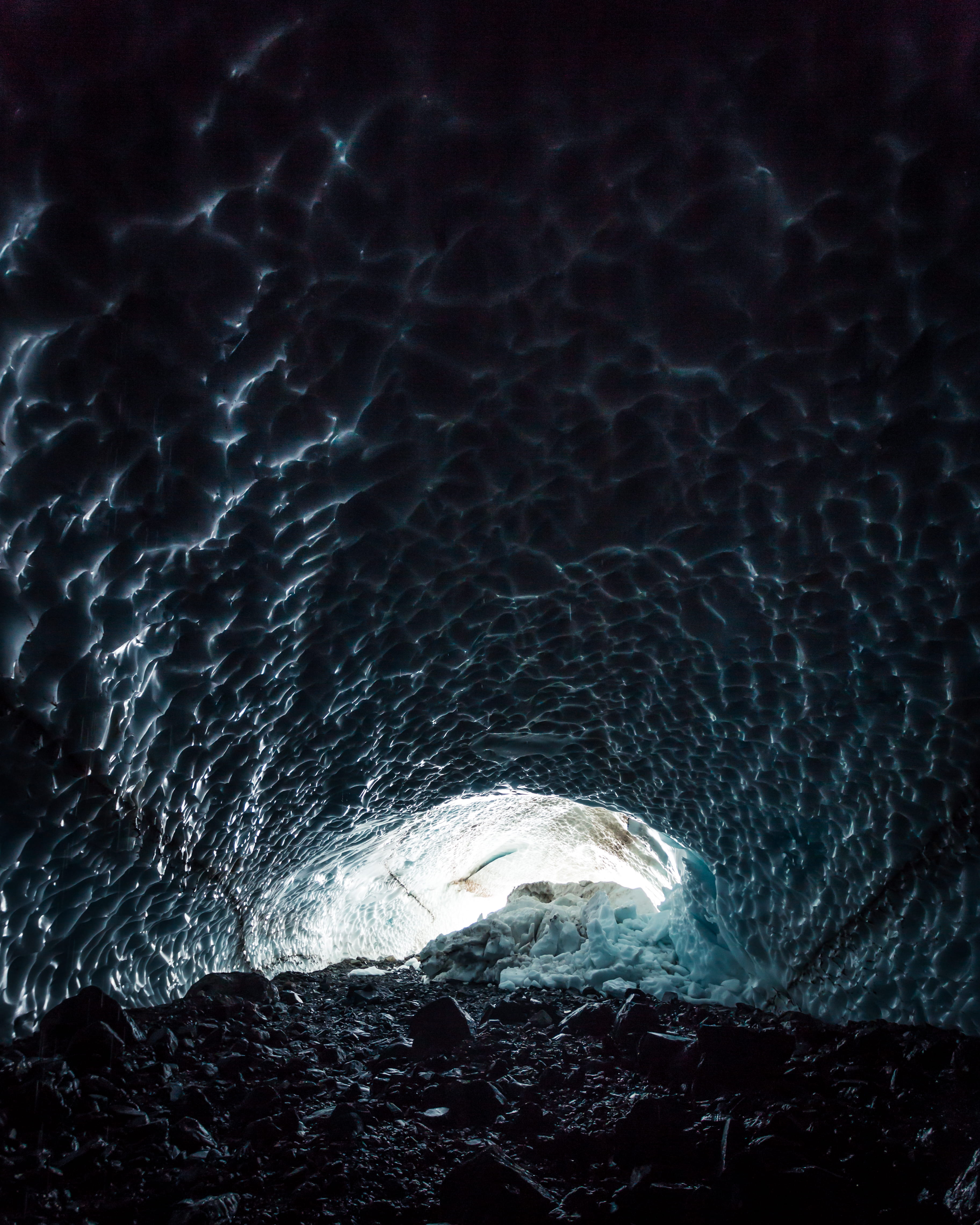 winter, motion, tunnel, rural, bunker, wilderness, cave, sphere, building, beauty in nature, nature, ocean, outdoors, cold temperature, water, countryside, Phone HD Wallpaper