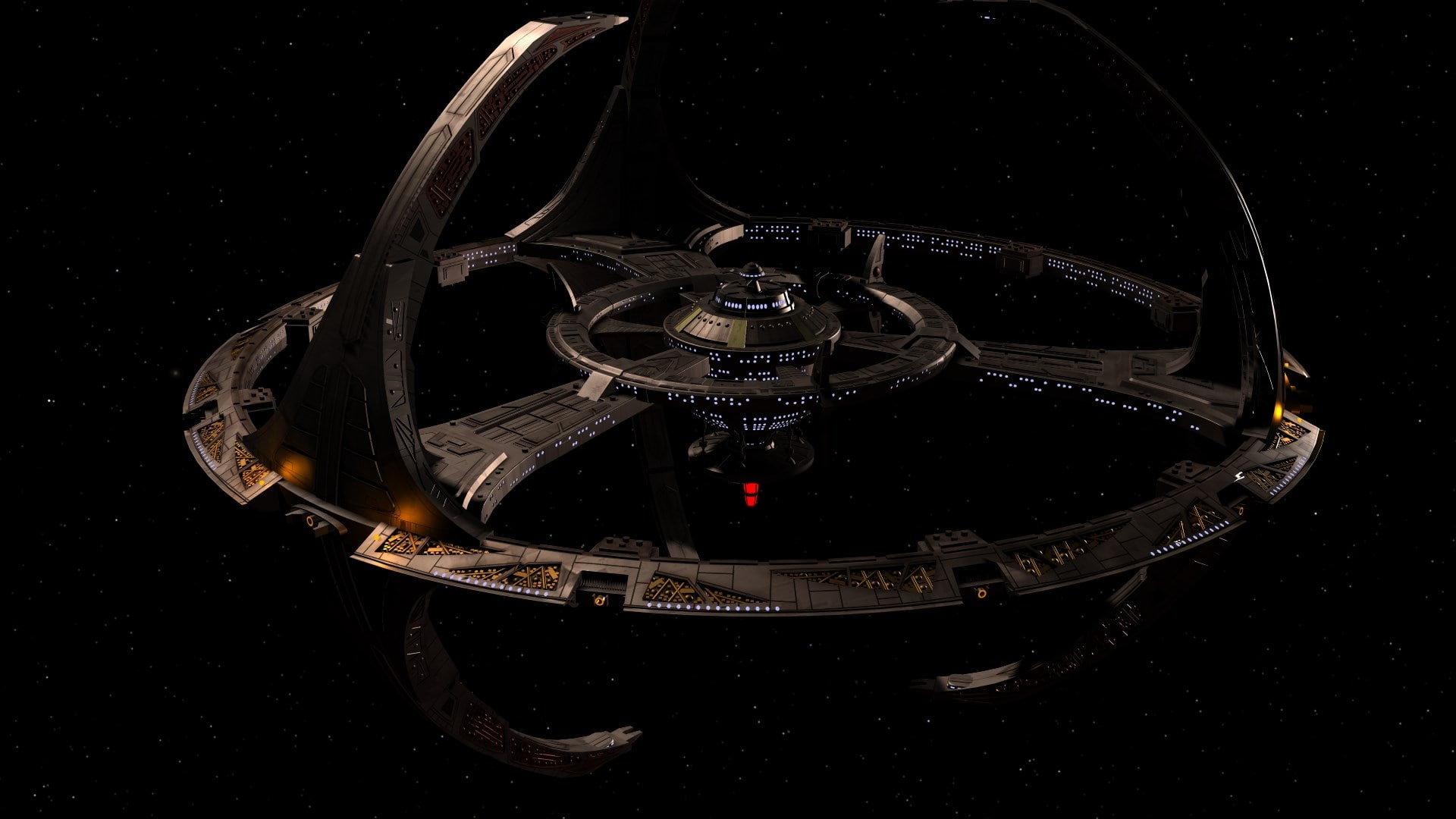 helmet, high angle view, transportation, machinery, star trek deep space nine, studio shot, 1080P, dark, mode of transportation, no people, night, technology, HD Wallpaper