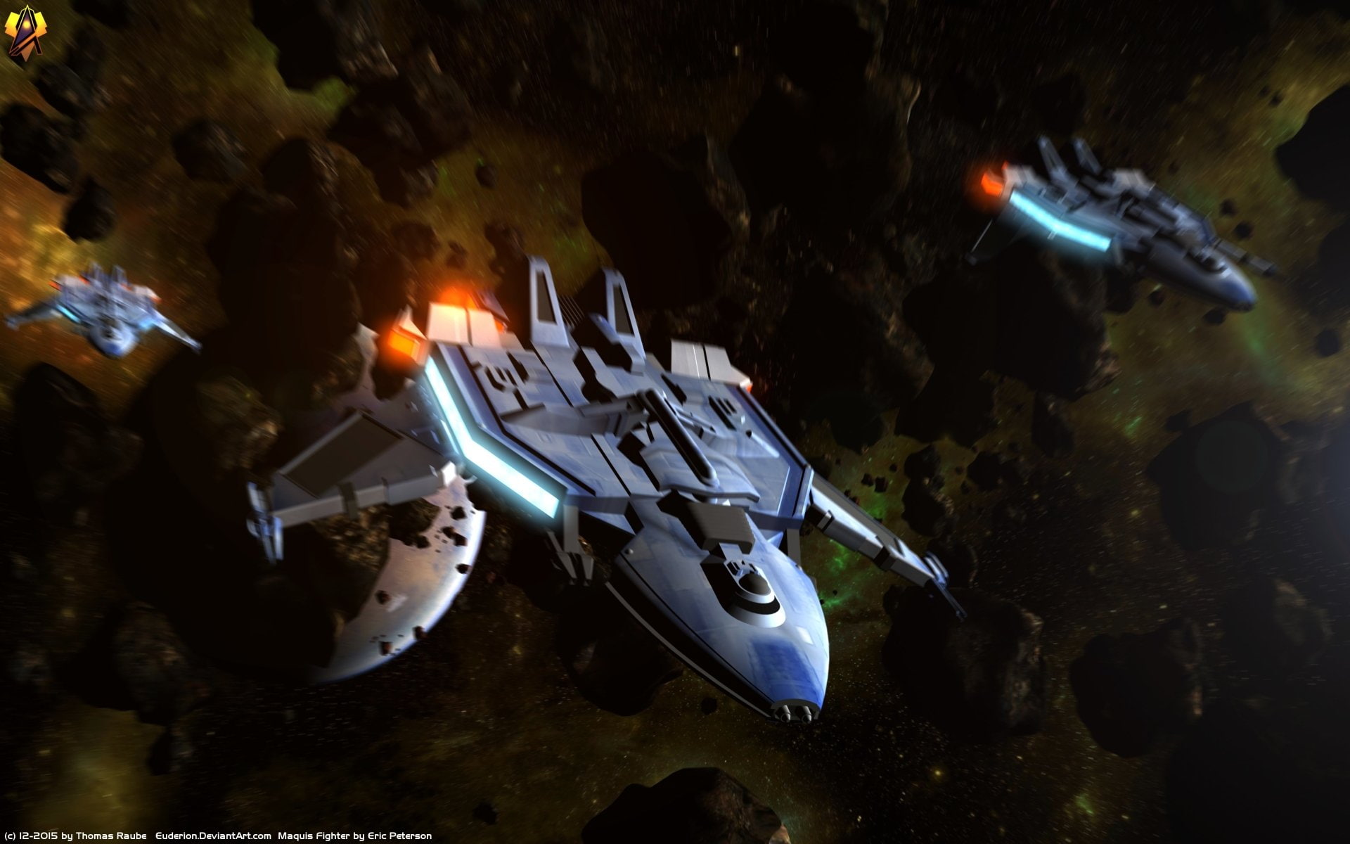 Spaceship, Sci Fi, 1080P, Star Trek: Deep Space Nine, Maquis Fighter, Star Trek, HD Wallpaper